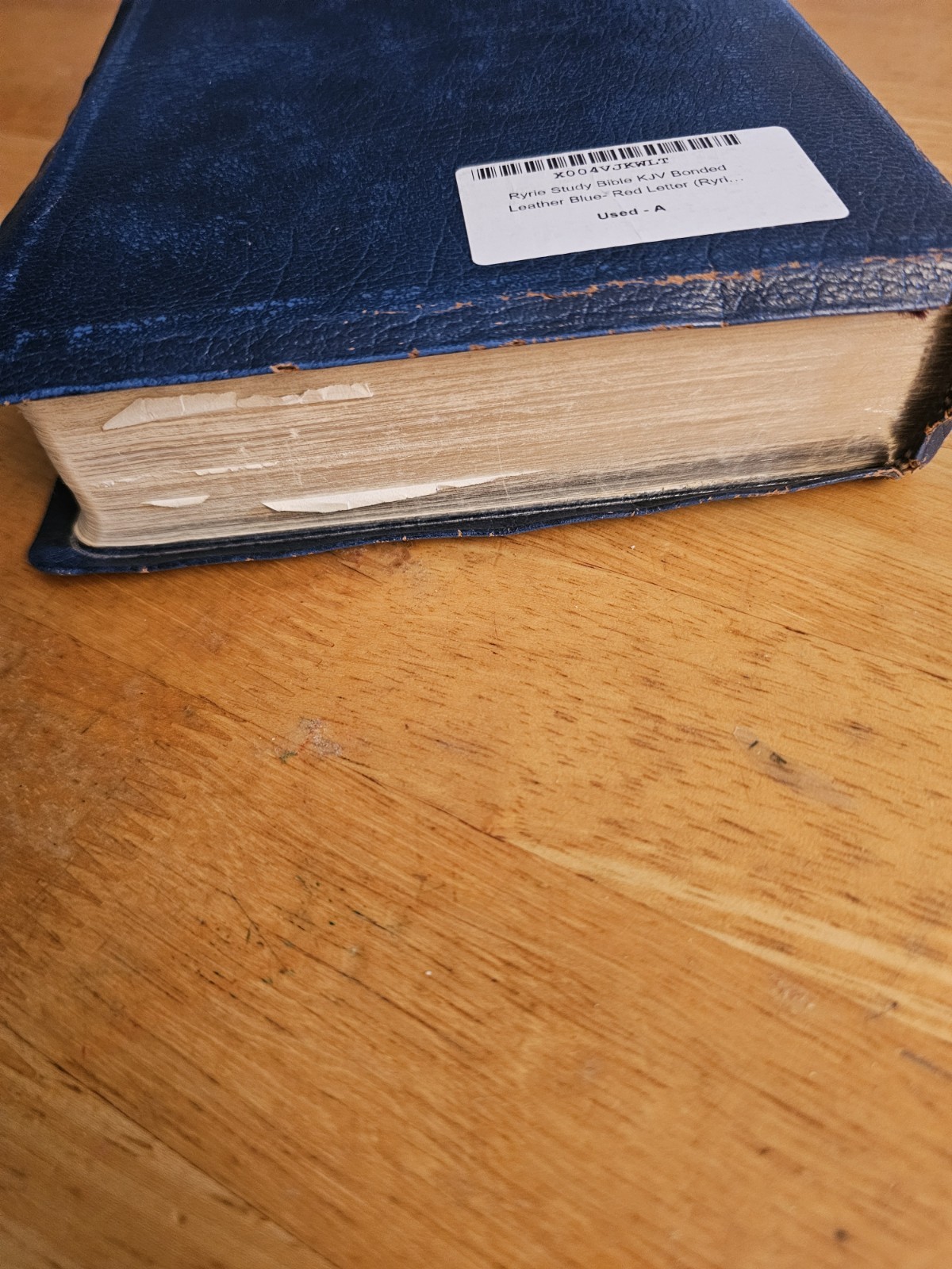 The Ryrie Study Bible KJV Red Letter Text, Moody Press 1978, Blue Bond Leather