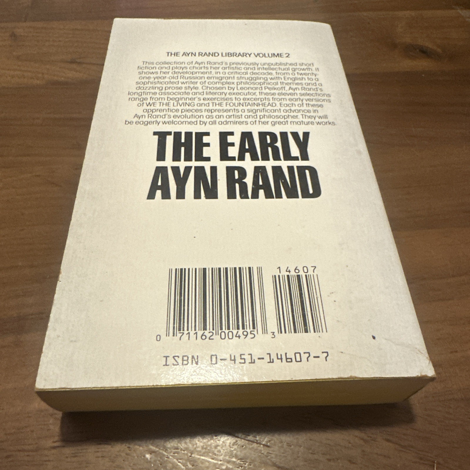 AYN RAND Lot of 5 Vintage Paperback Books January 16th Voice Of Reason VG
