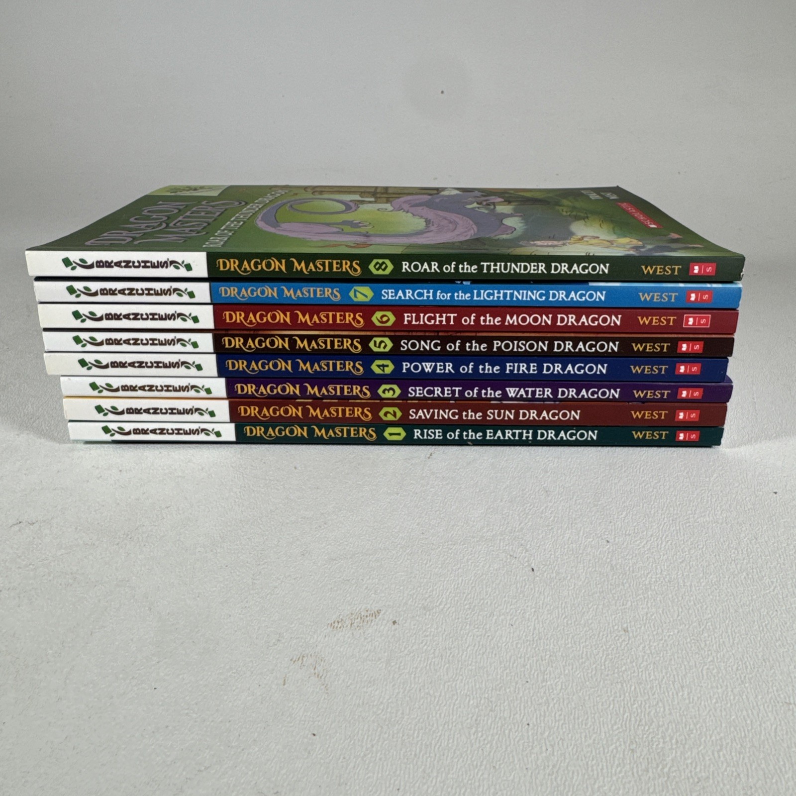 Dragon Masters Book Set 1-8: Tracey West – Paperback