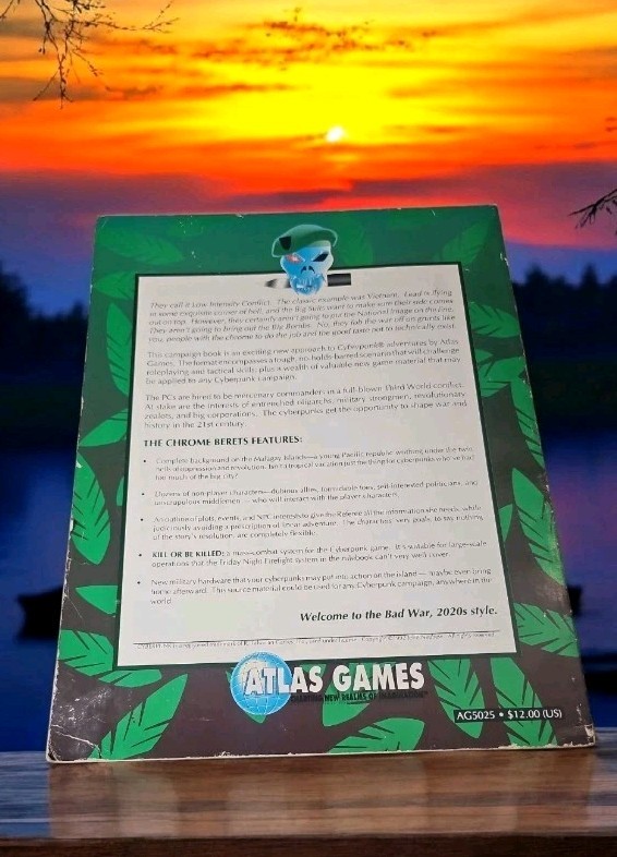 🔥Original Cyberpunk The Chrome Berets Atlas games 5025