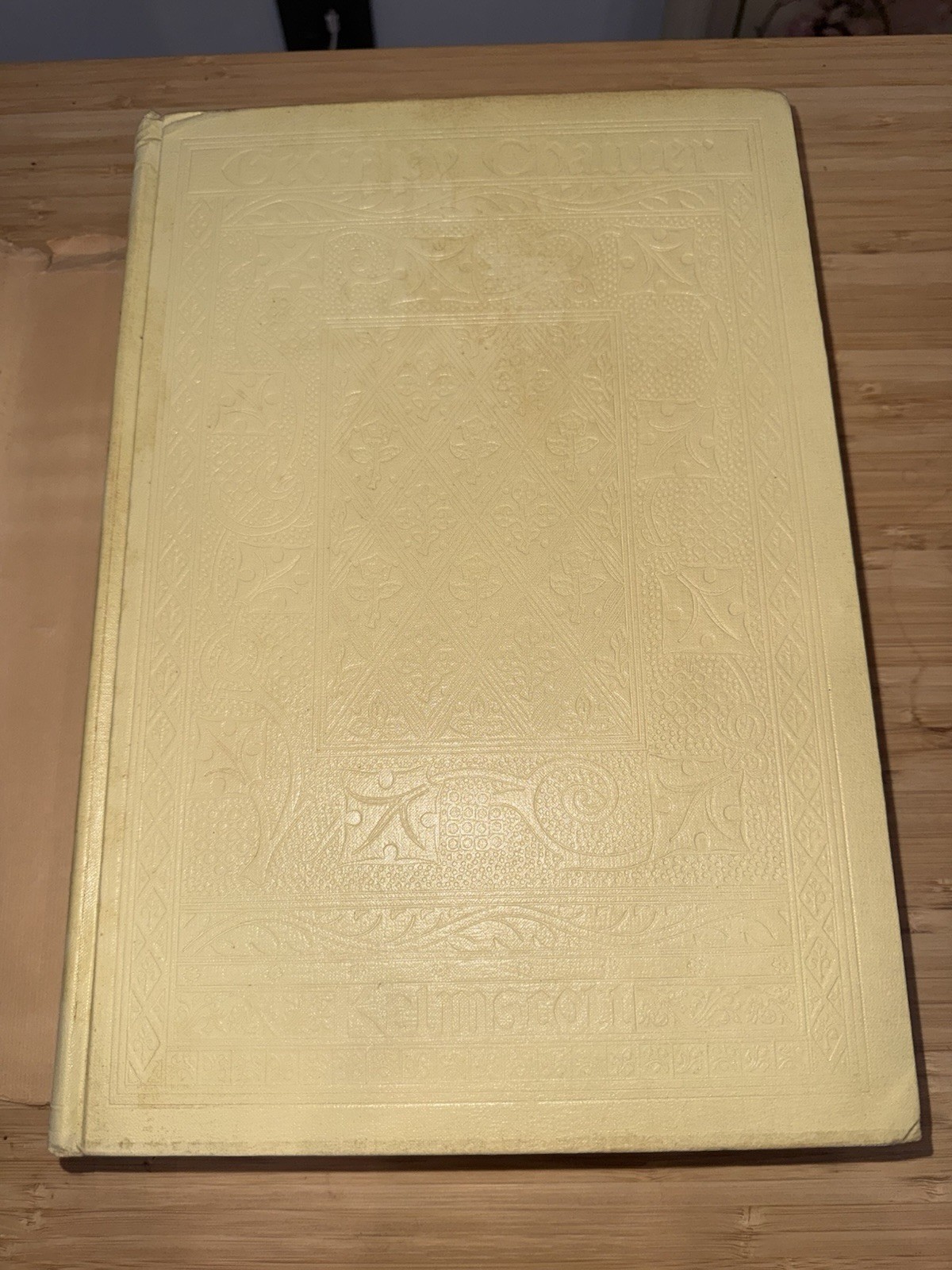 1958 Works of Geoffrey Chaucer Kelmscott Chaucer Facsimile William Morris Burn