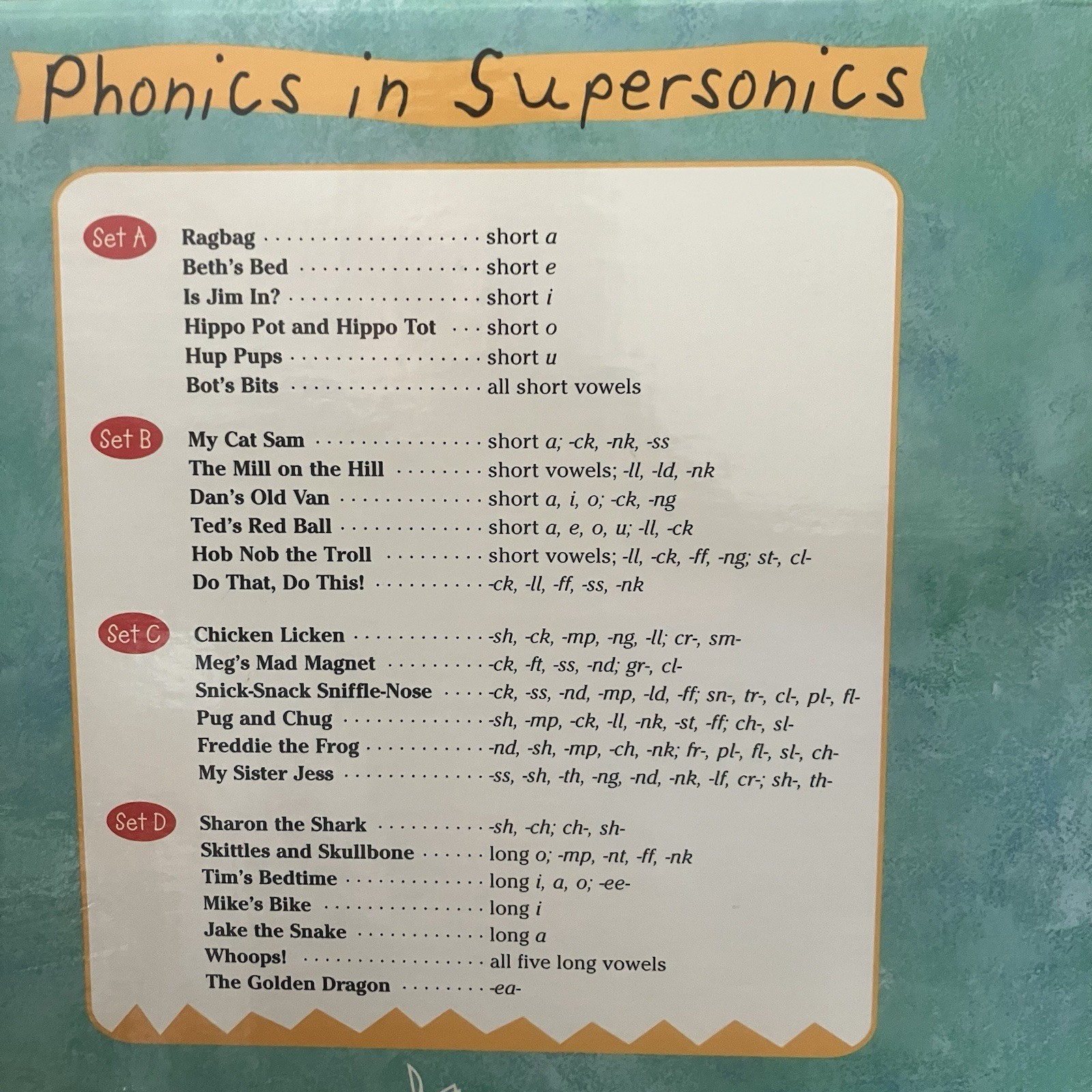 Lot Of 23 Rigsby Supersonic Beginning Phonics Readers Books Homeschool Teacher