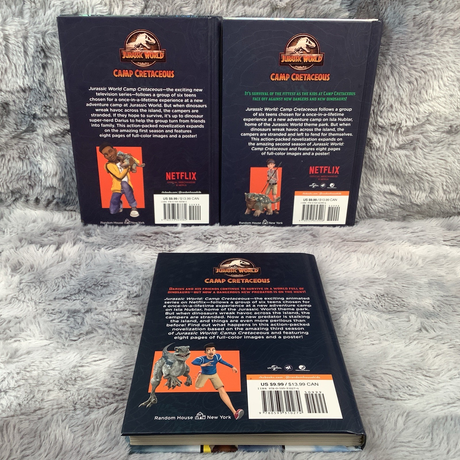 JURASSIC WORLD CAMP CRETACEOUS Volumes One – Three The Deluxe Junior Novelizatio