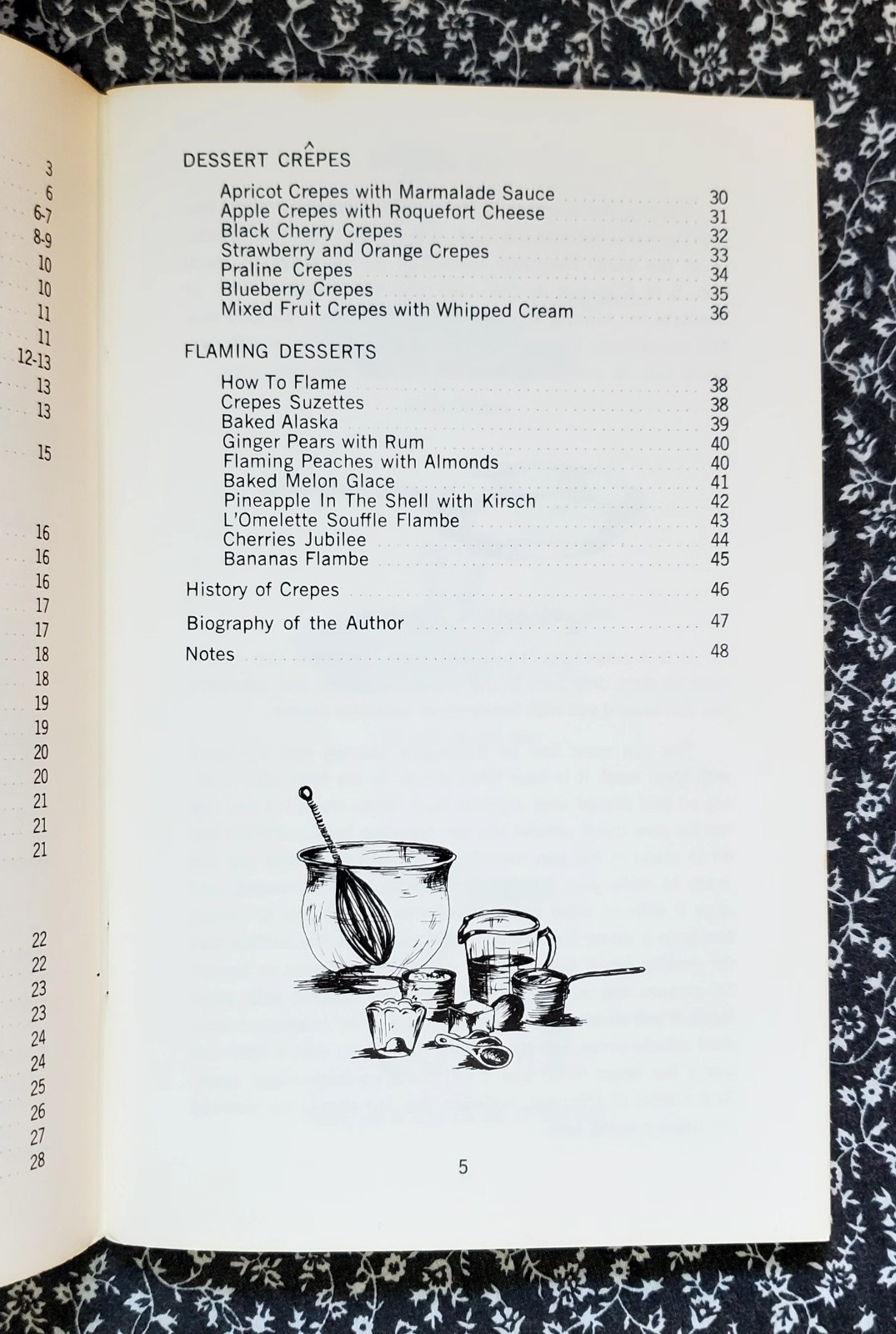 Crepes and Flaming Desserts, Irena Kirshman, 1969, PB, Potpourri Press