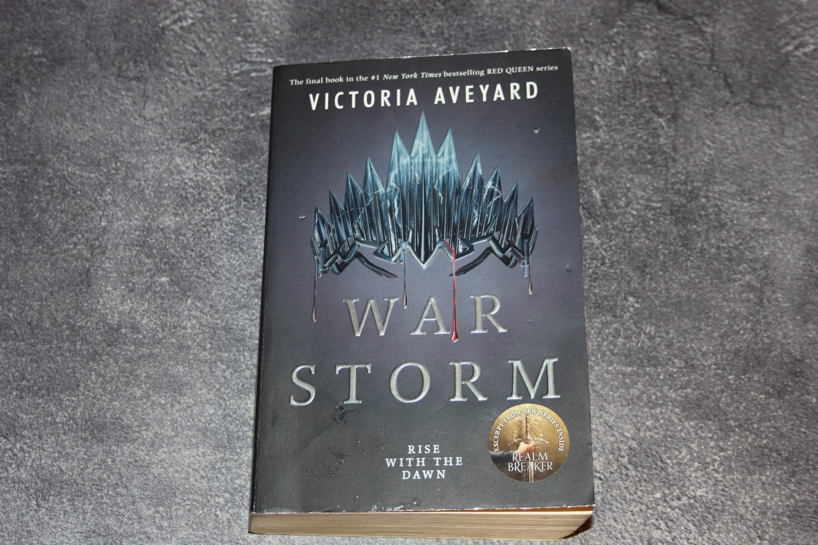 Red Queen Series by Victoria Aveyard, Lot of 4 Books, War Storm,Glass Sword,READ