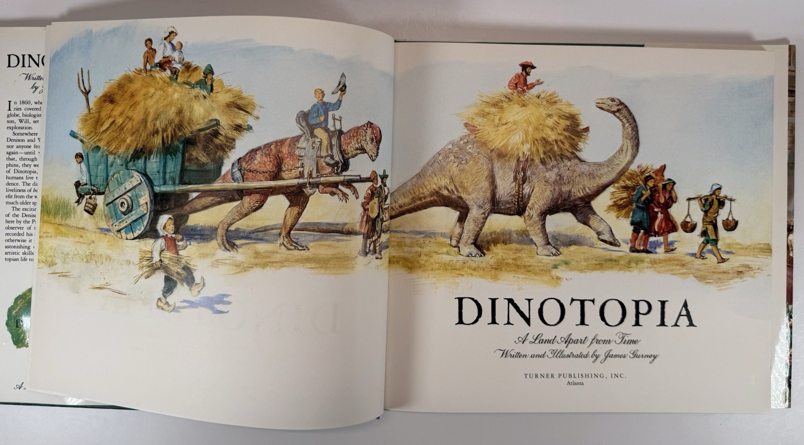 Dinotopia A Land Apart From Time James Gurney 1992 First Edition HC DJ VG+