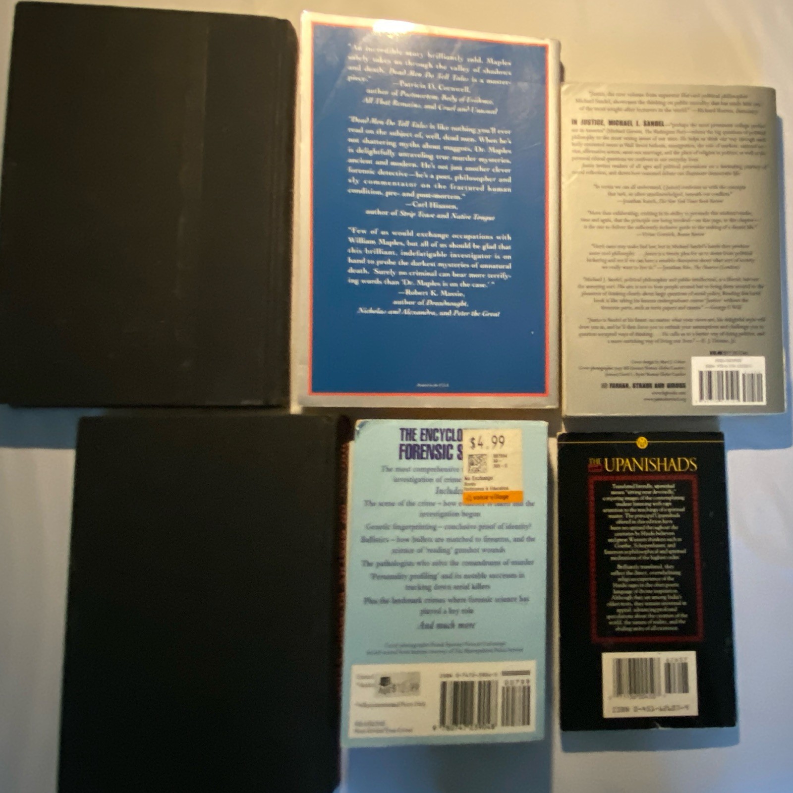 Forensics/True Crime/Philosophy Paperback Book Lot 6 [True Detective]