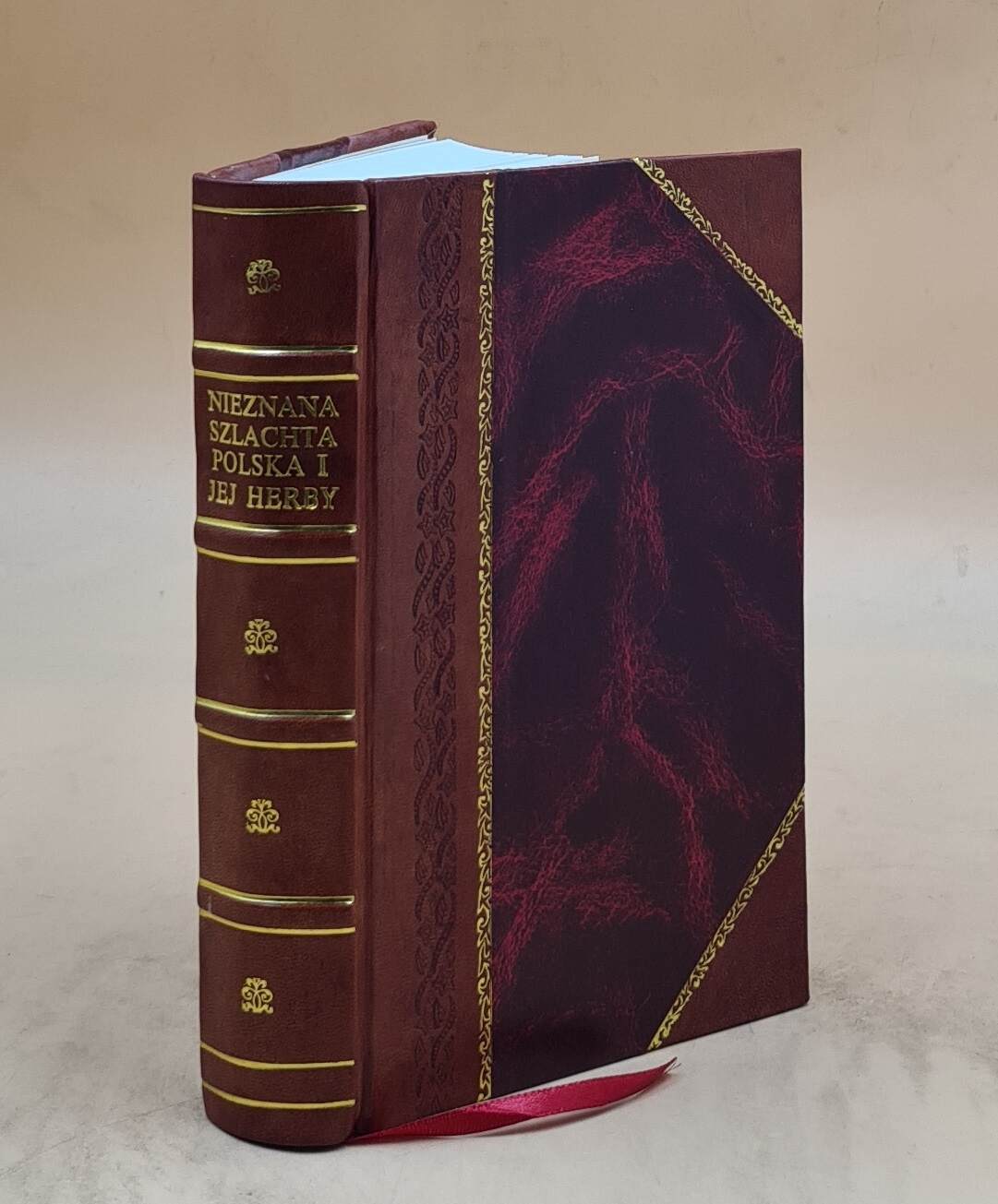 Nieznana szlachta polska i jej herby 1994 [Leather Bound]