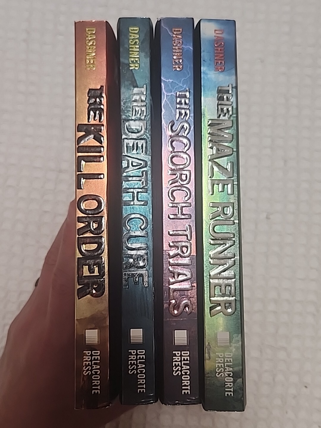 James Dashner Maze Runner PB Book Set 1-4 VGC Scorch Death Cure Kill Order