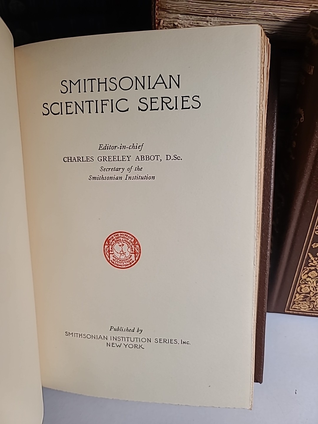 Smithsonian Scientific Series Set of 10 Hardcover Illustrated Volumes – Ornate B