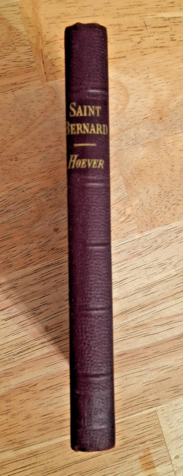 Saint Bernard, the Oracle of the 12th century 1952 by Hugo Hoever HC 4×6″. VG.