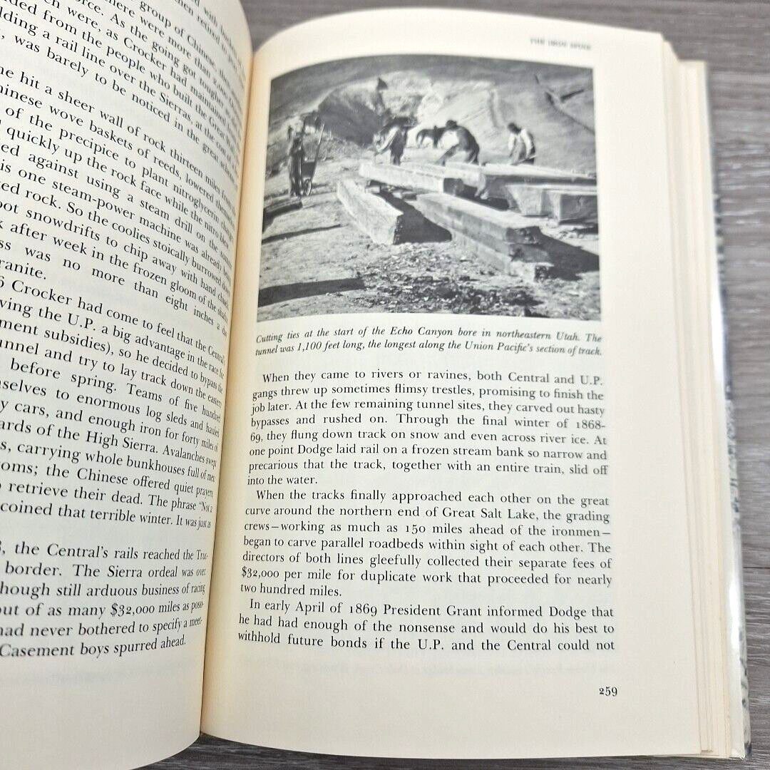 1969 American Heritage Books Great Adventures of the Old West HCDJ Mylar Cover