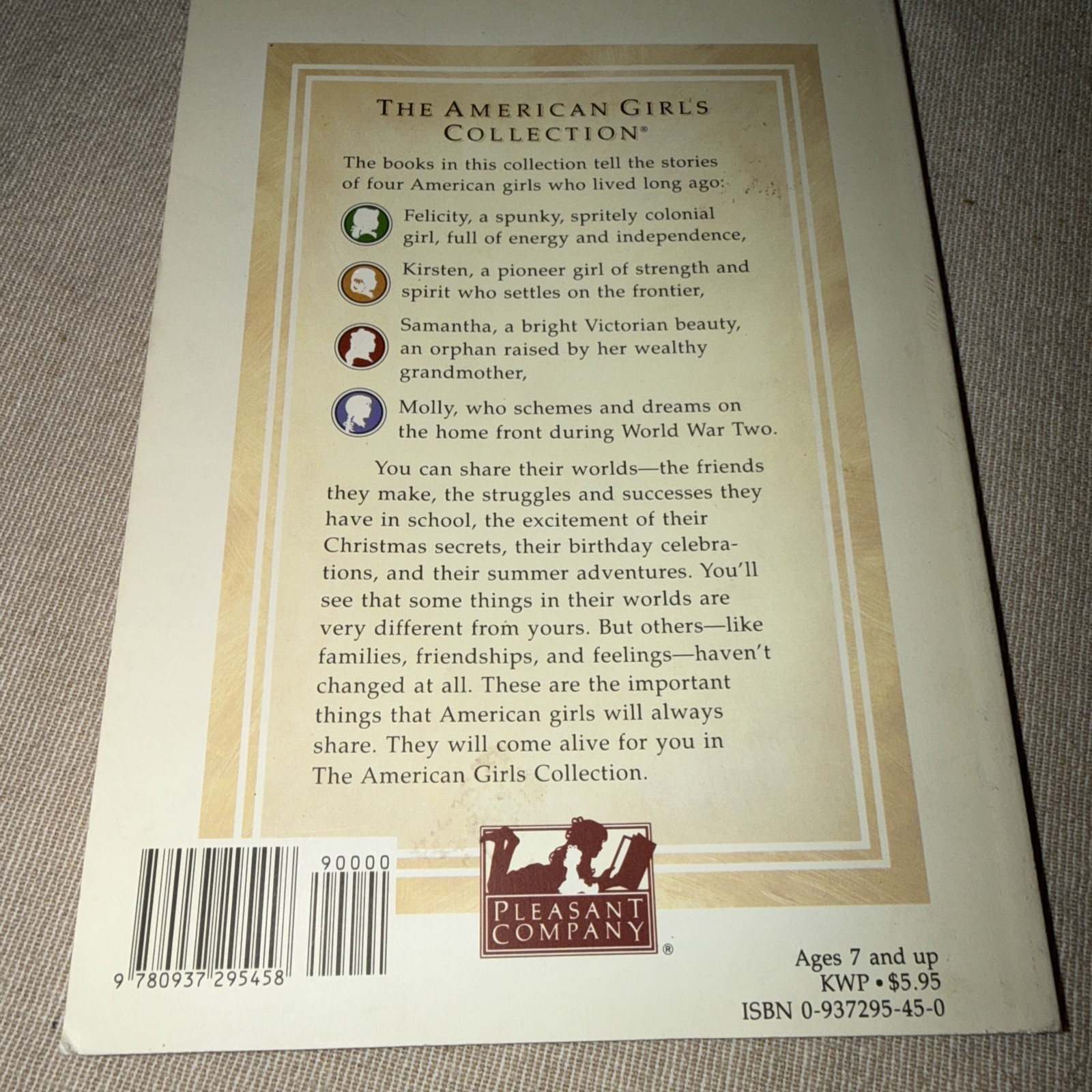Changes for Kirsten – 1st Edition (1988) American Girl Book – Pleasant Company