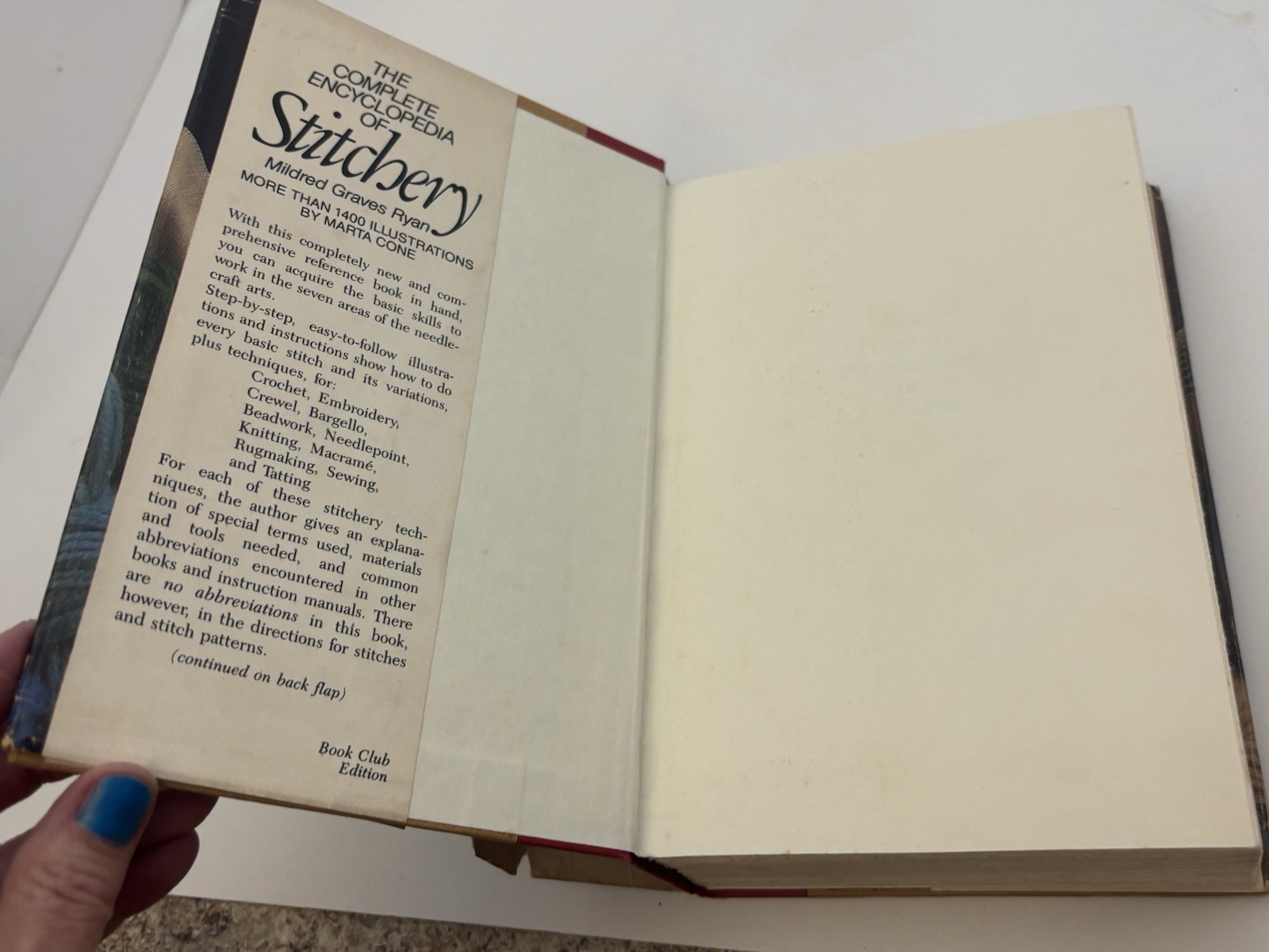VTG 1979 1st Ed The Complete Encyclopedia of Stitchery Mildred Graves Ryan READ
