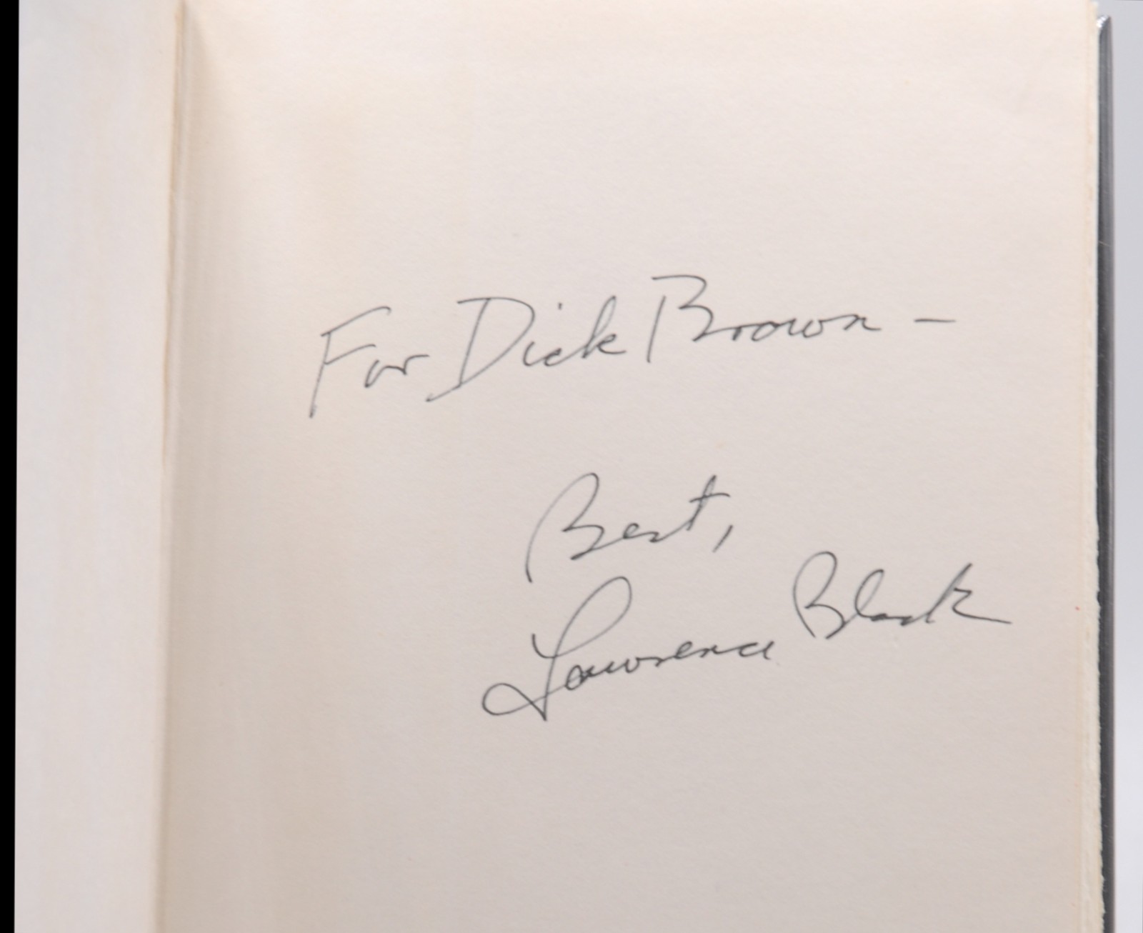 Signed First Edition Block, Lawrence – Eight Million Ways to Die William Morrow