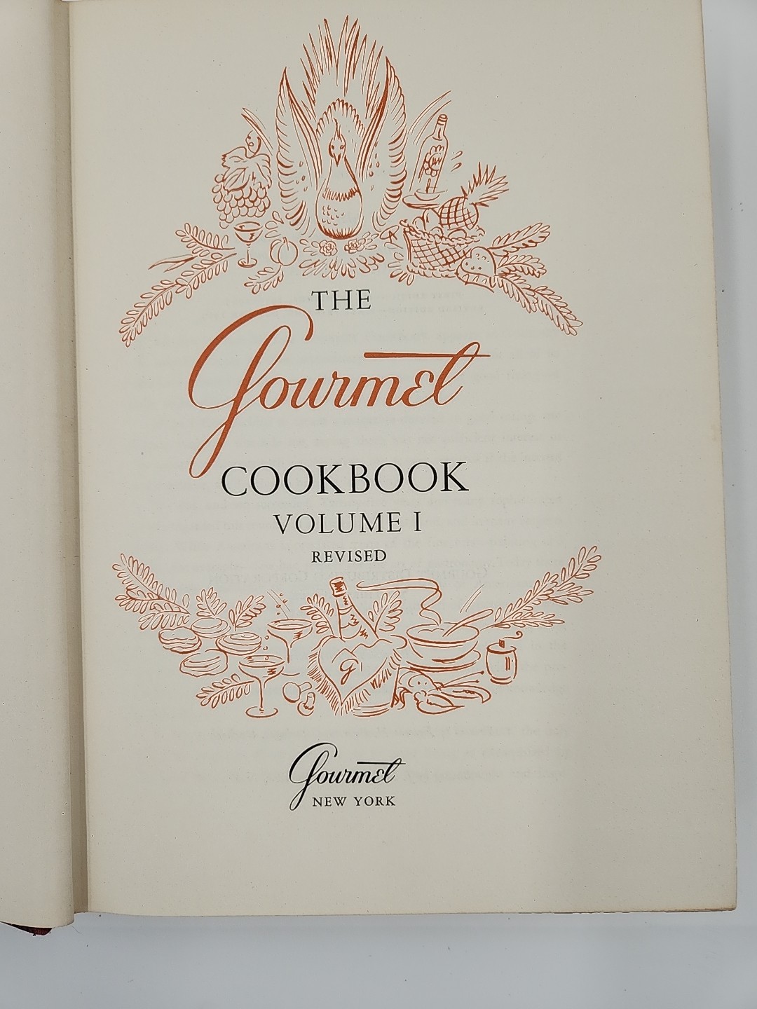 The Gourmet Cookbook Volume 1 & 2 Hardcover Vintage Set Revised 1st Edition 1965
