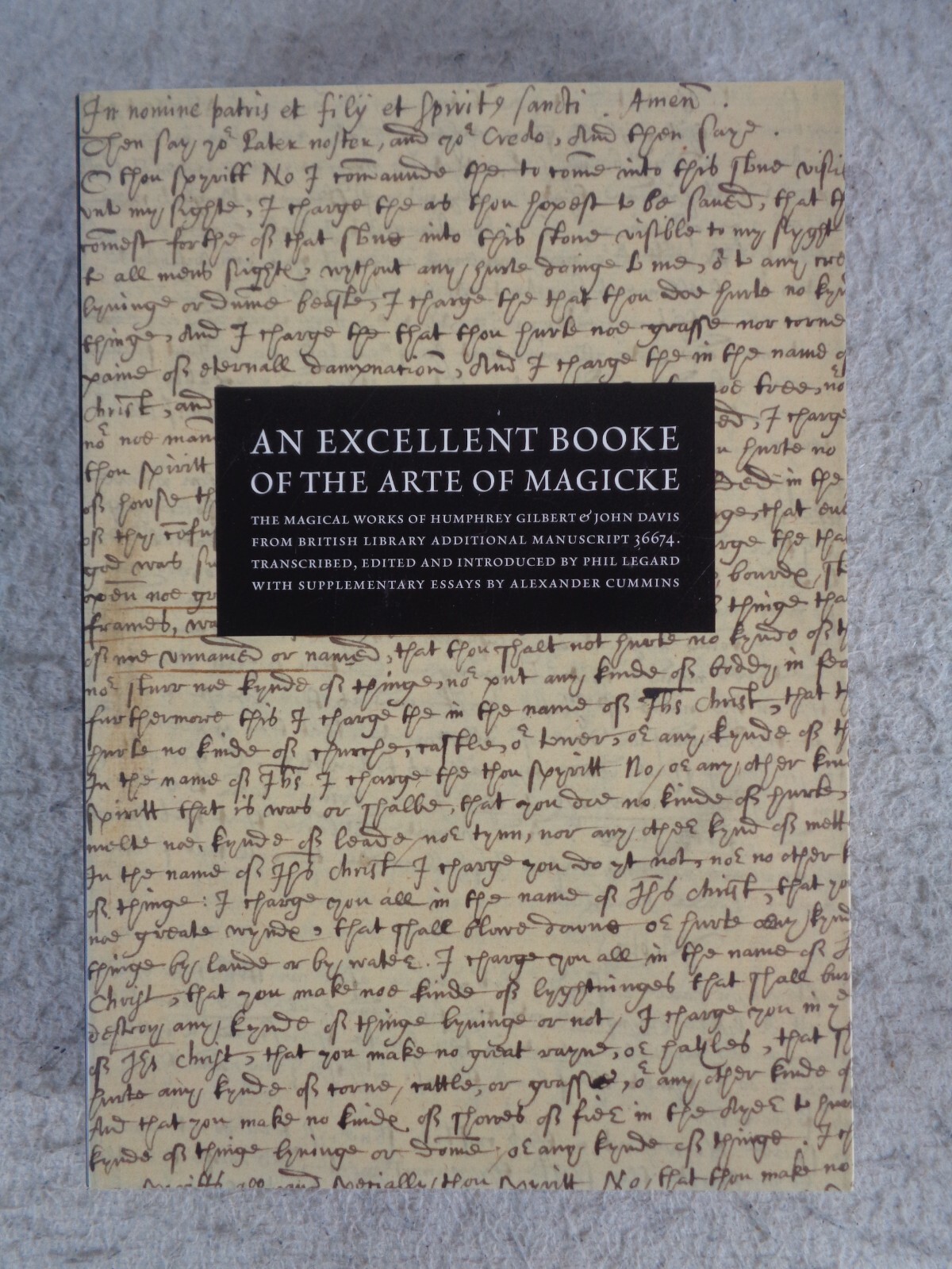 Excellent Booke Of The Arte Of Magicke Scarlet Imprint PB Bibliotheque Rouge