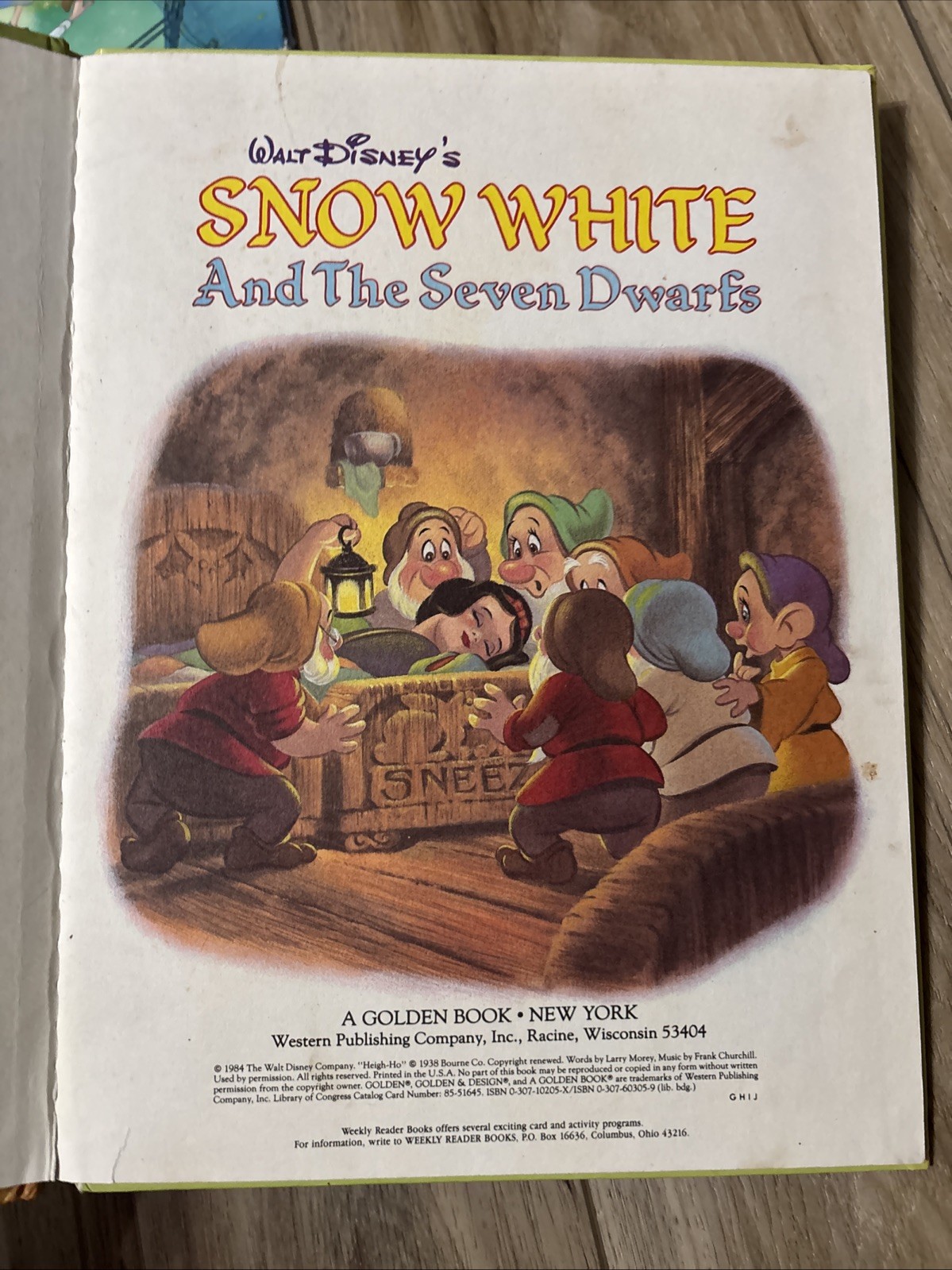 Lot Of 6 Vintage Disney Big Golden Books Various Titles 80s & 90s HC