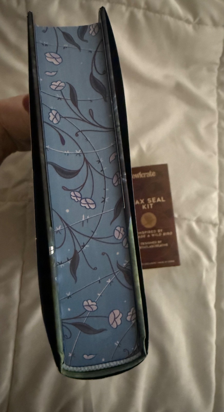 FAIRYLOOT To Cage a Wild Bird by Brooke Fast Signed + Owlcrate Wax Seal Merch