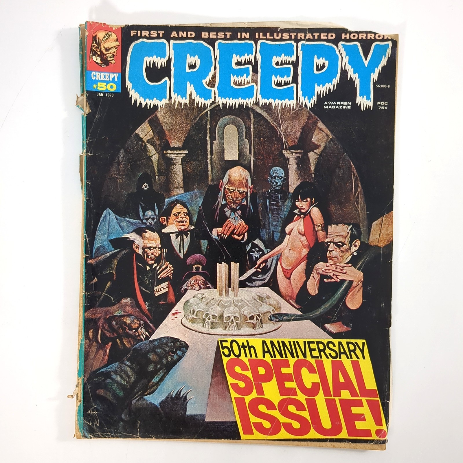 Creepy Magazine Lot 42 50 130 Warren Horror Comics 1971 1973 1981