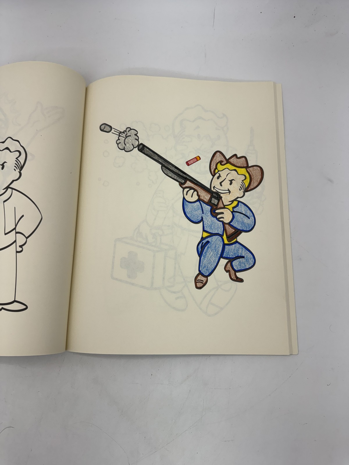 Fallout Coloring Book Bethesda ThinkGeek Video Game Art Vault-Tec Sci-Fi