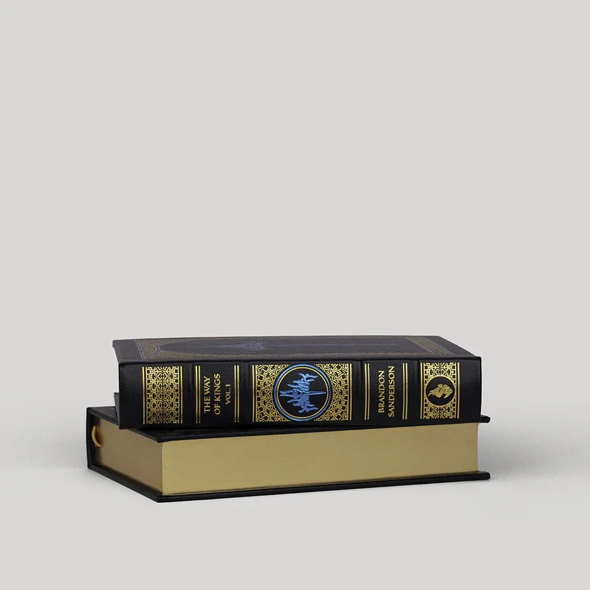 SEALED Way of Kings Leatherbound Brandon Sanderson NEW & Cosmere Stormlight Arc