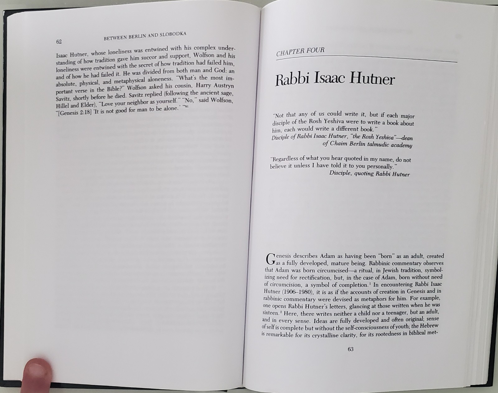 Between Berlin and Slobodka Hillel Goldberg Augmented Edition Hardcover Judaica
