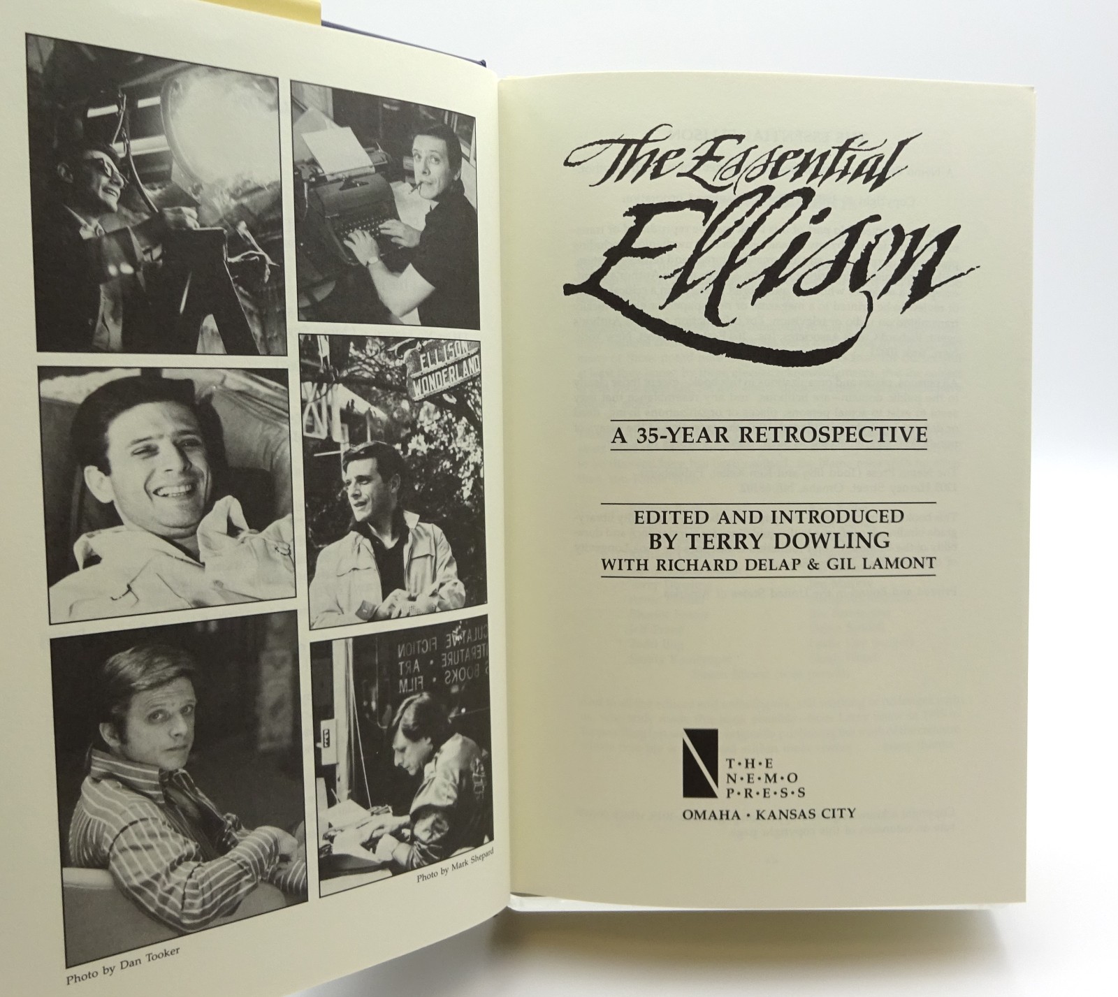 The Essential Harlan Ellison Hardcover Book Club Edition BCE HB/DJ Nemo 1987