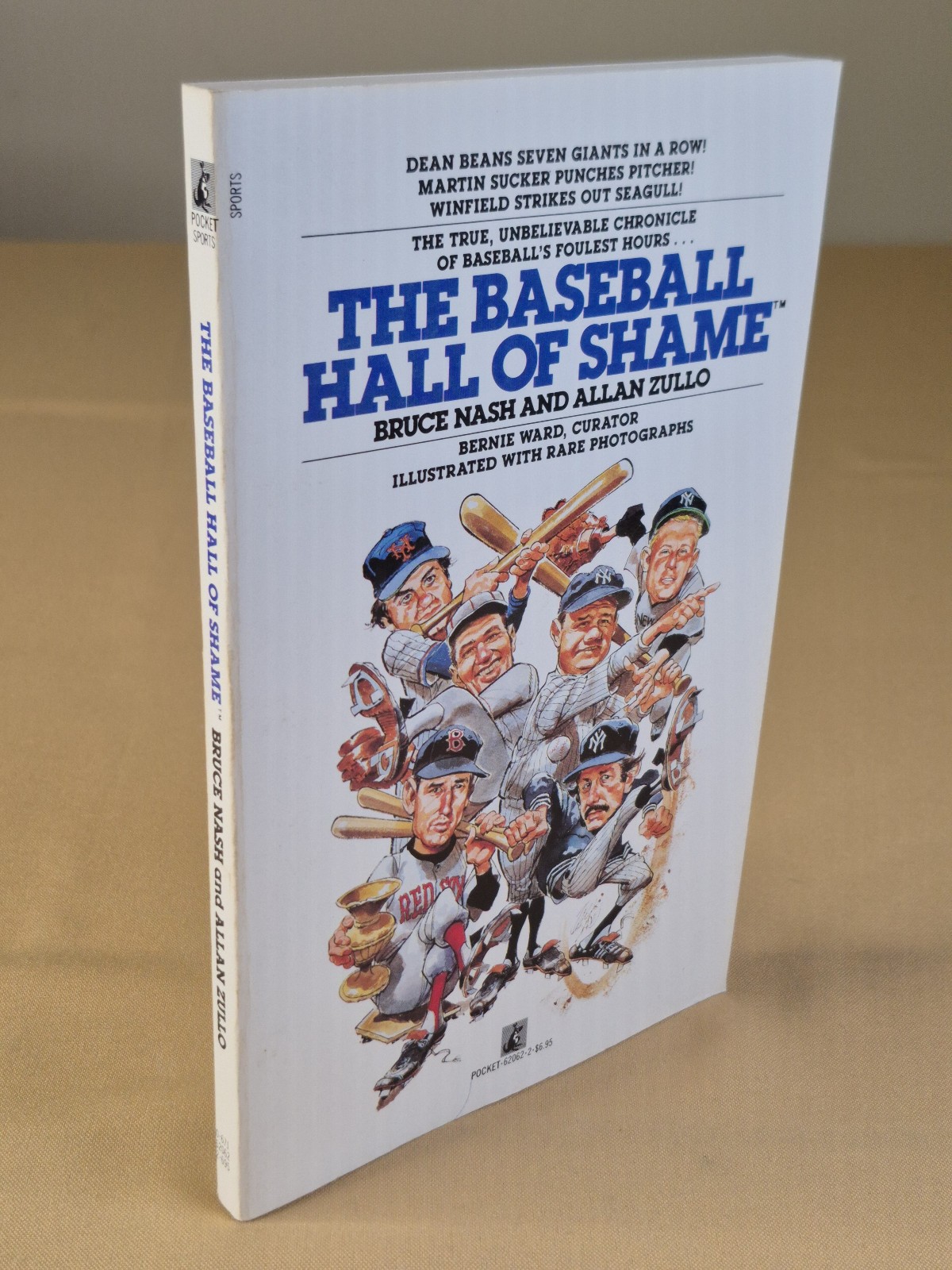 4 Books – NO CREASES – The Baseball Hall of Shame 1, 2, 3, 4 Pocket Books Trade