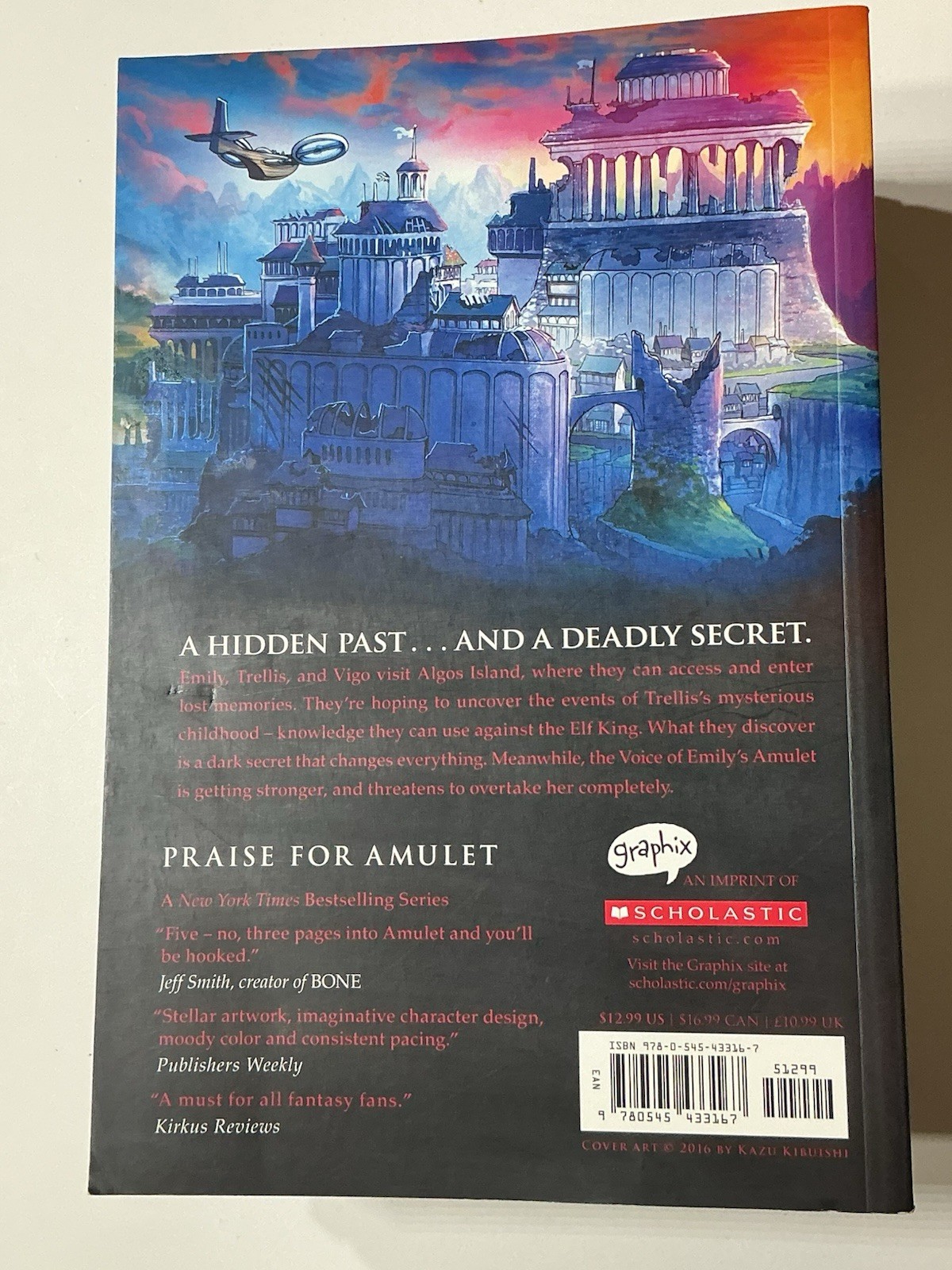 Lot 9 AMULET Books #1-9 Complete Series Set by Kazu Kibuishi Graphic Novels