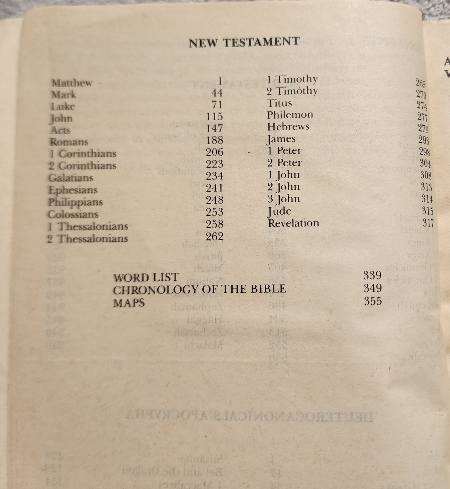 Good News Bible with Deuterocanonicals Apocrypha Today’s English Version 1988 PB