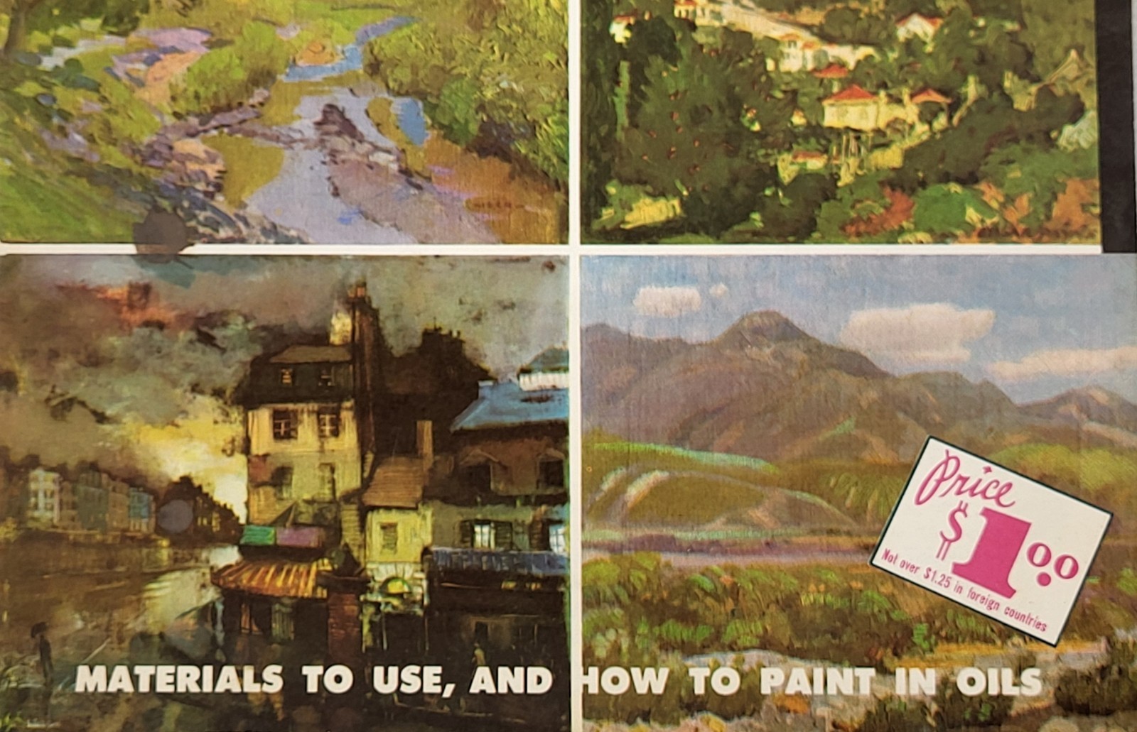 Vintage Oil Painting Art Book 1983 by Walter Foster #4 New Edition Guide USA