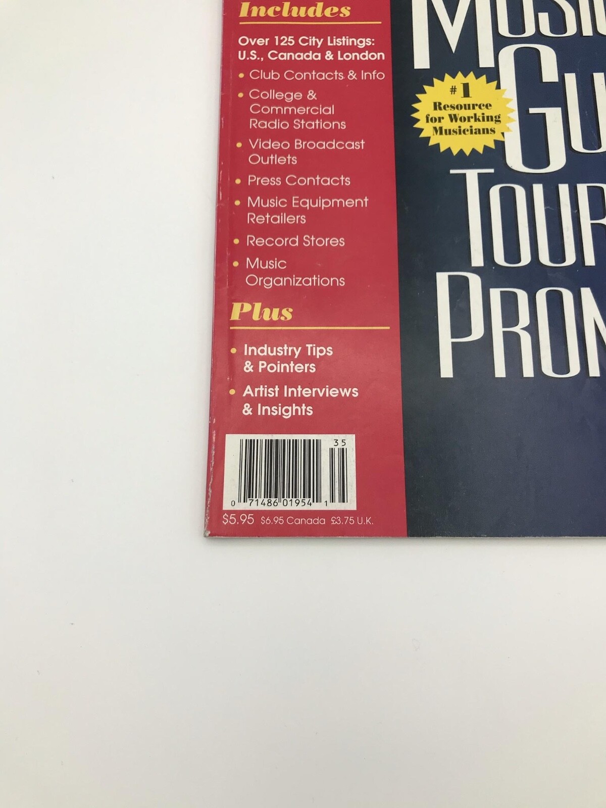 The 1993 Musicians Guide to Touring and Promotion – Musician Special Edition 
