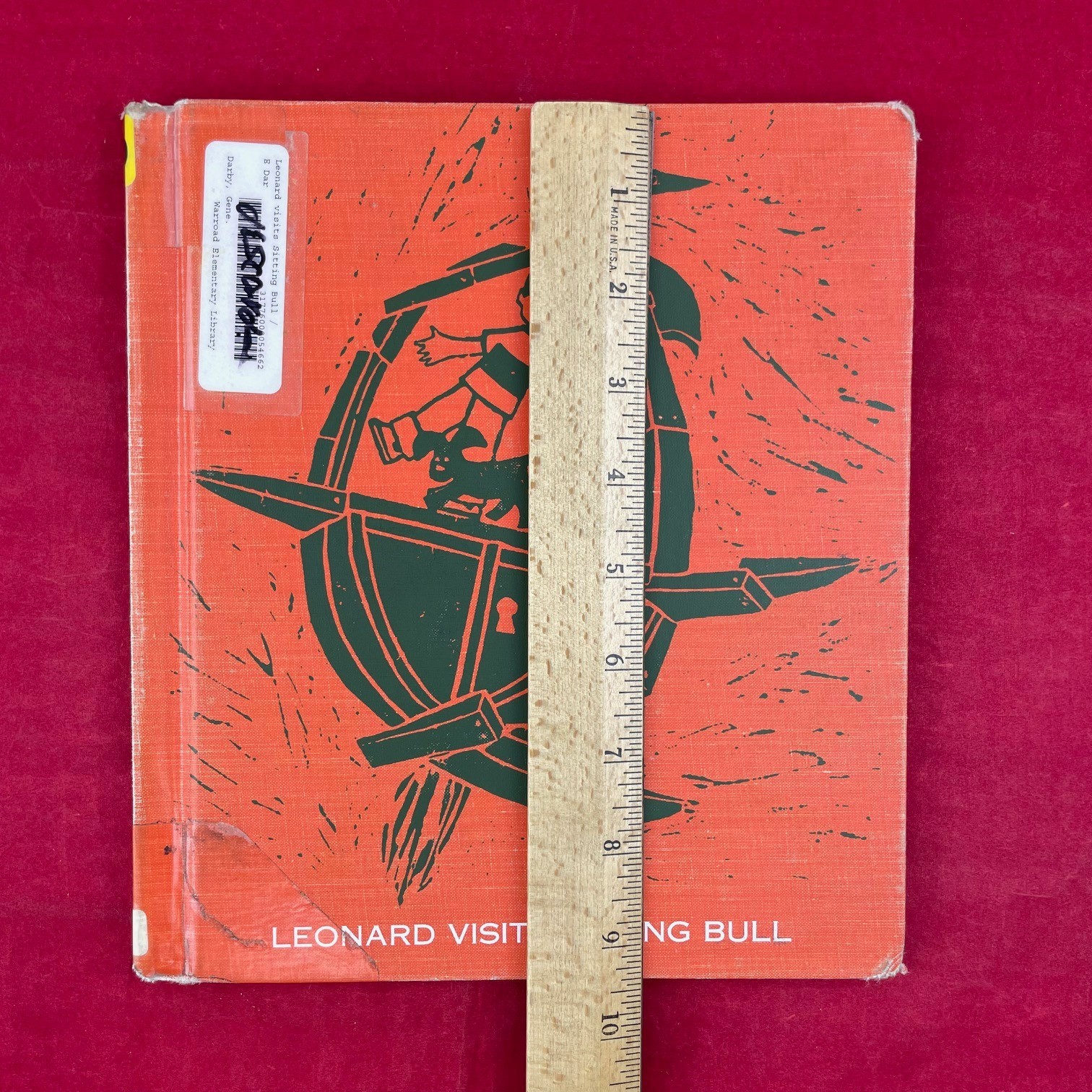 Vintage 1967 Leonard Visits Sitting Bull Gene Darby Hardcover Book – Discard