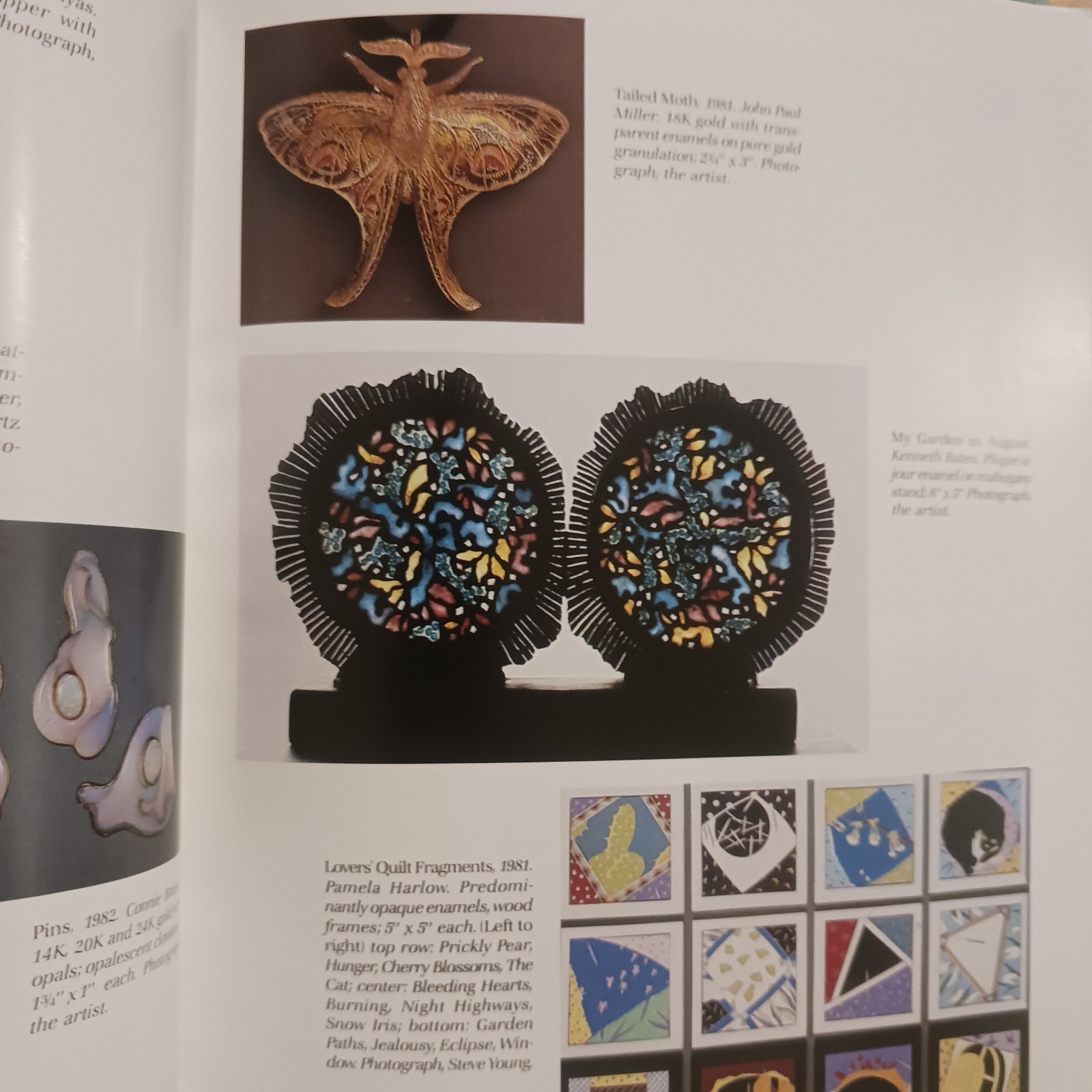 Vtg. Arts & Crafts Book ENAMELS, ENAMELING, ENAMELISTS Glenice Matthews Hc 1984