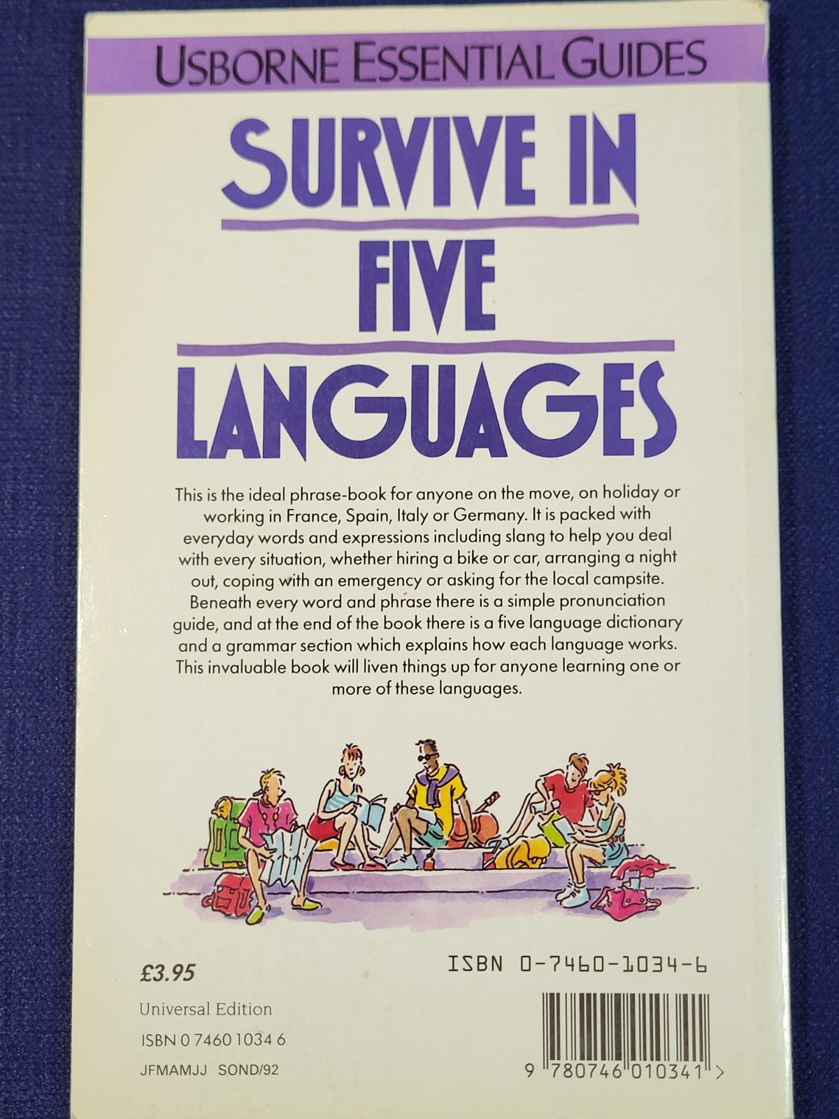 Survive in Five Languages – Paperback, by Ceris Farnes – Very Good