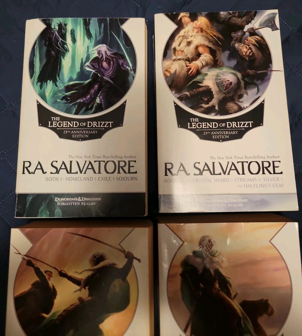 The Legend of Drizzt 25th Anniversary Edition By R.A Salvatore Full Set PB I-IV