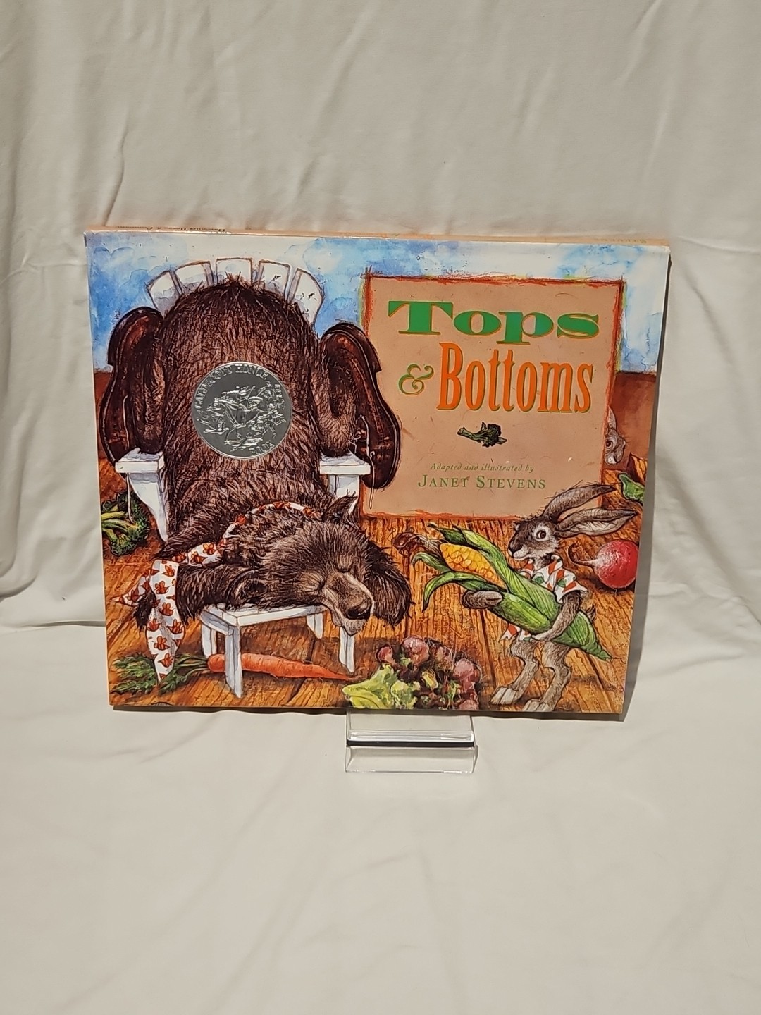 Vintage Children’s Book Tops and Bottoms by Janet Stevens (1995, Hardcover)