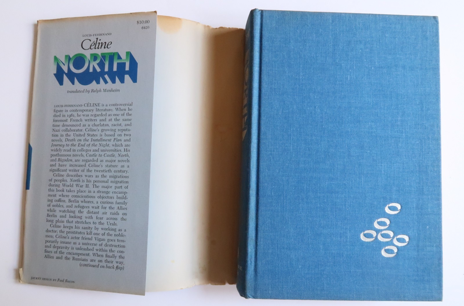 North by Louis-Ferdinand Celine 1972 HC/DJ 1ed