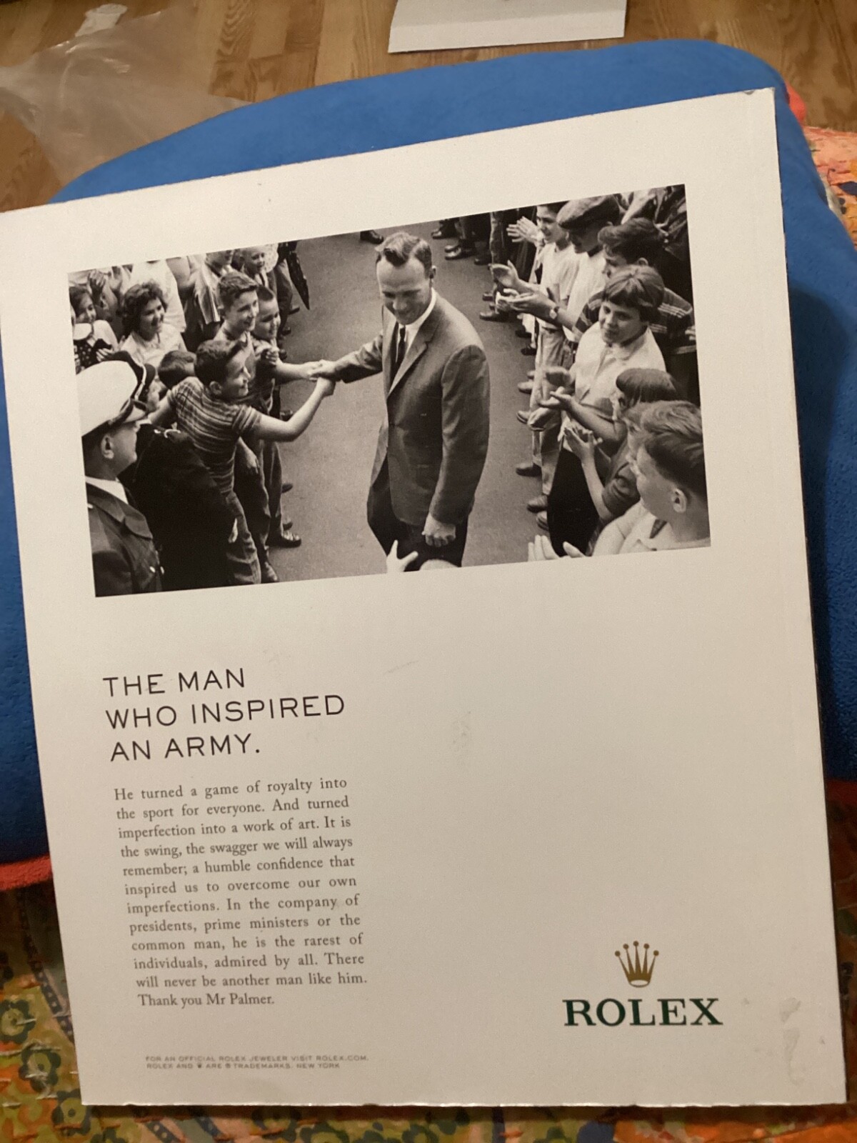 ARNOLD PALMER; 2016 KINGDOM MEMORIAL ISSUE, 178 PAGES,EXC. COND/ FREE POSTAGE!!!