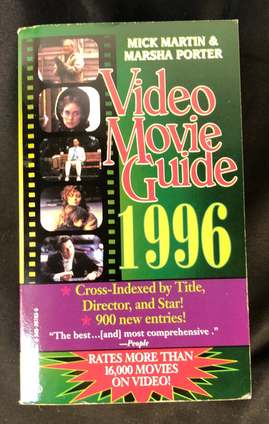 Video Movie Guide 1996 Paperback Marsha Porter Mick Martin
