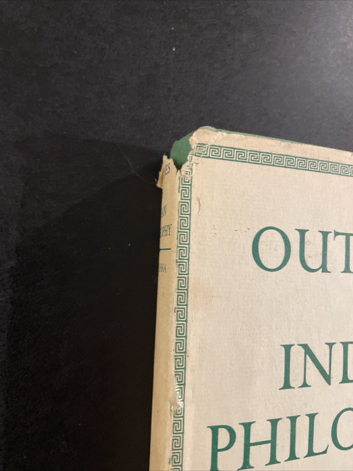 Outlines Of Indian Philosophy – M Hiriyanna 1967 HC/DJ