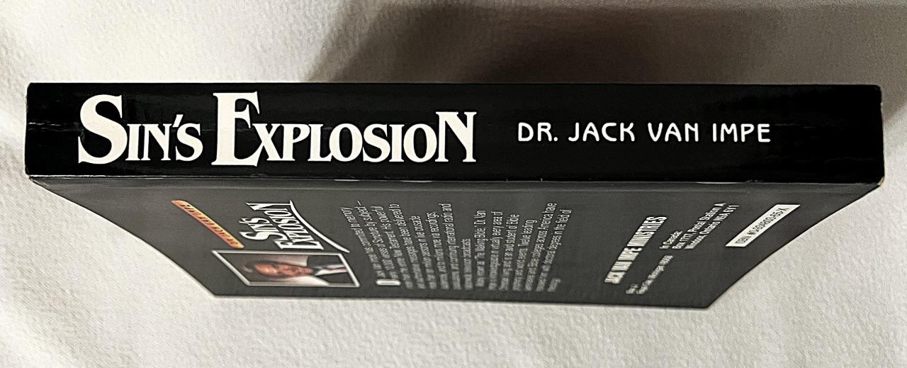 SIN’S EXPLOSION REVIVAL OR RUIN 1988 DR JACK VAN IMPE PAPERBACK BOOK 444 PAGES