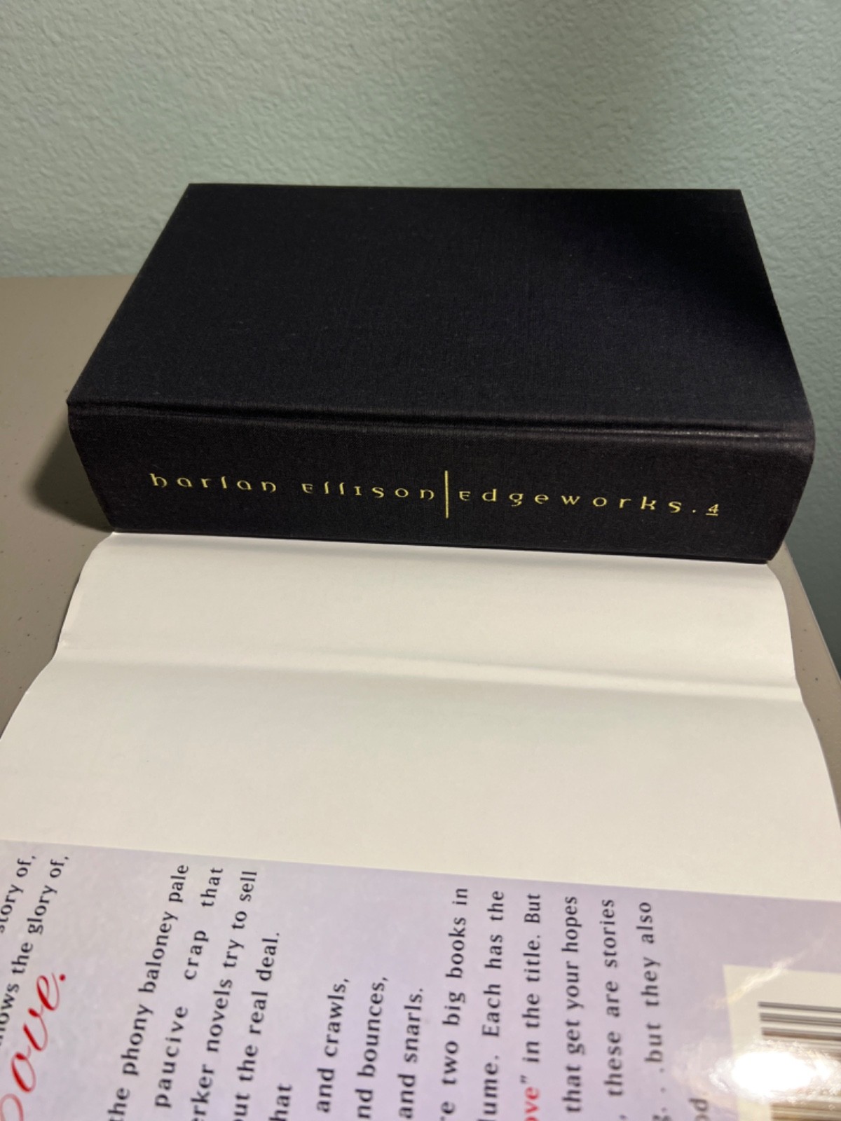 Harlan Ellison – Edgeworks 4 – White Wolf First Edition First Printing 1997