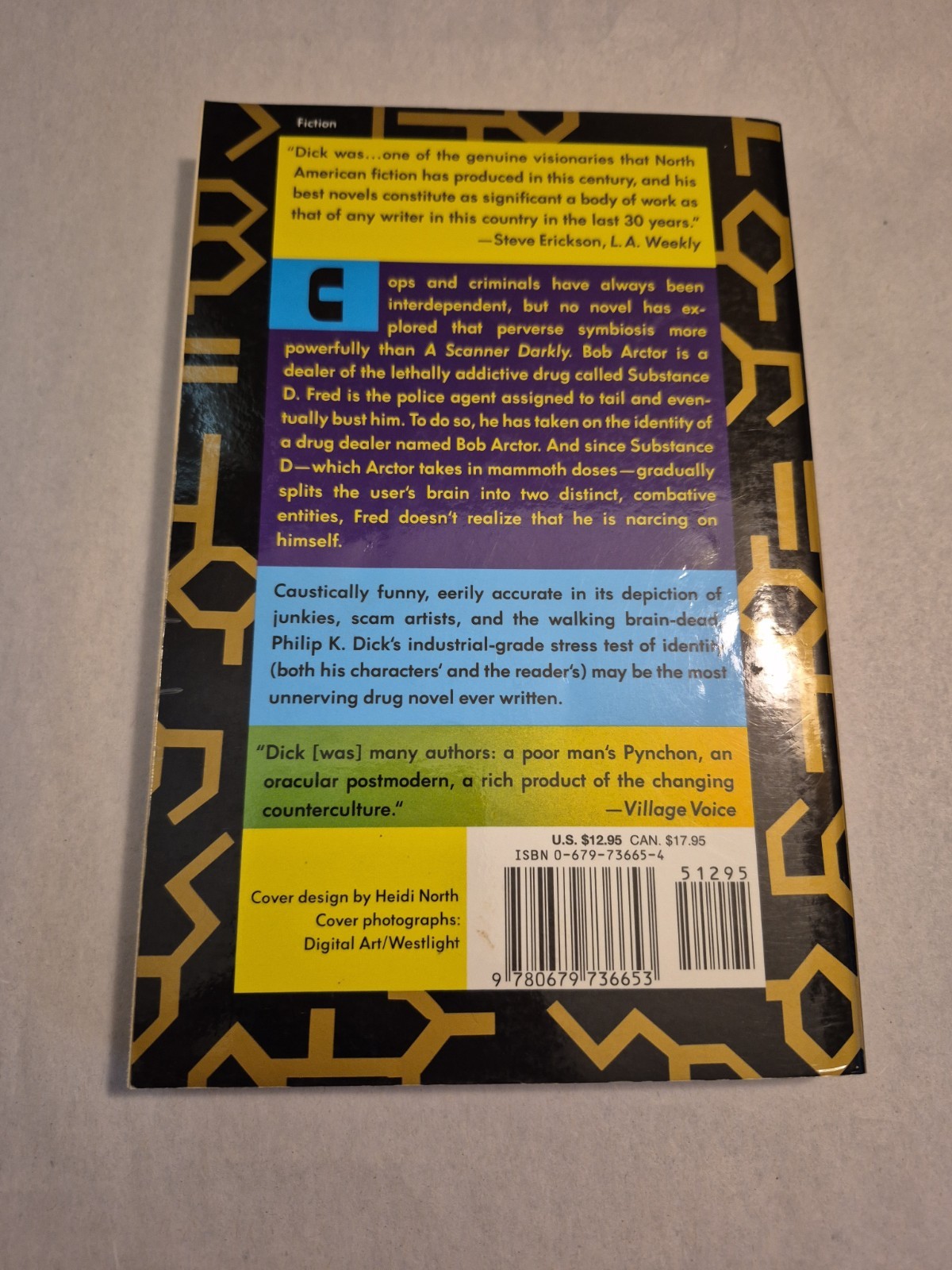 A Scanner Darkly by Philip Dick Vintage TPB Psychedelic Science Fiction
