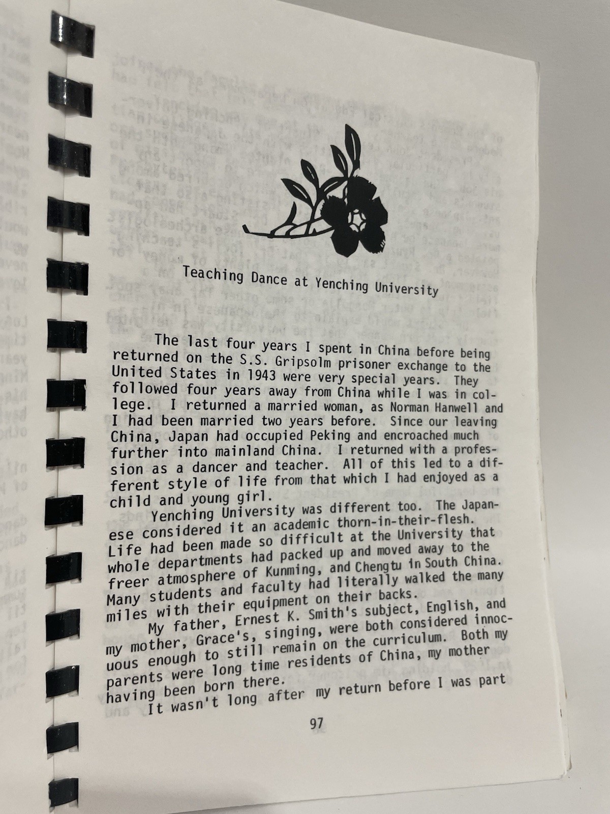 (Signed/Inscribed) Small Mouse Person In China by Dorothea Smith Coryell