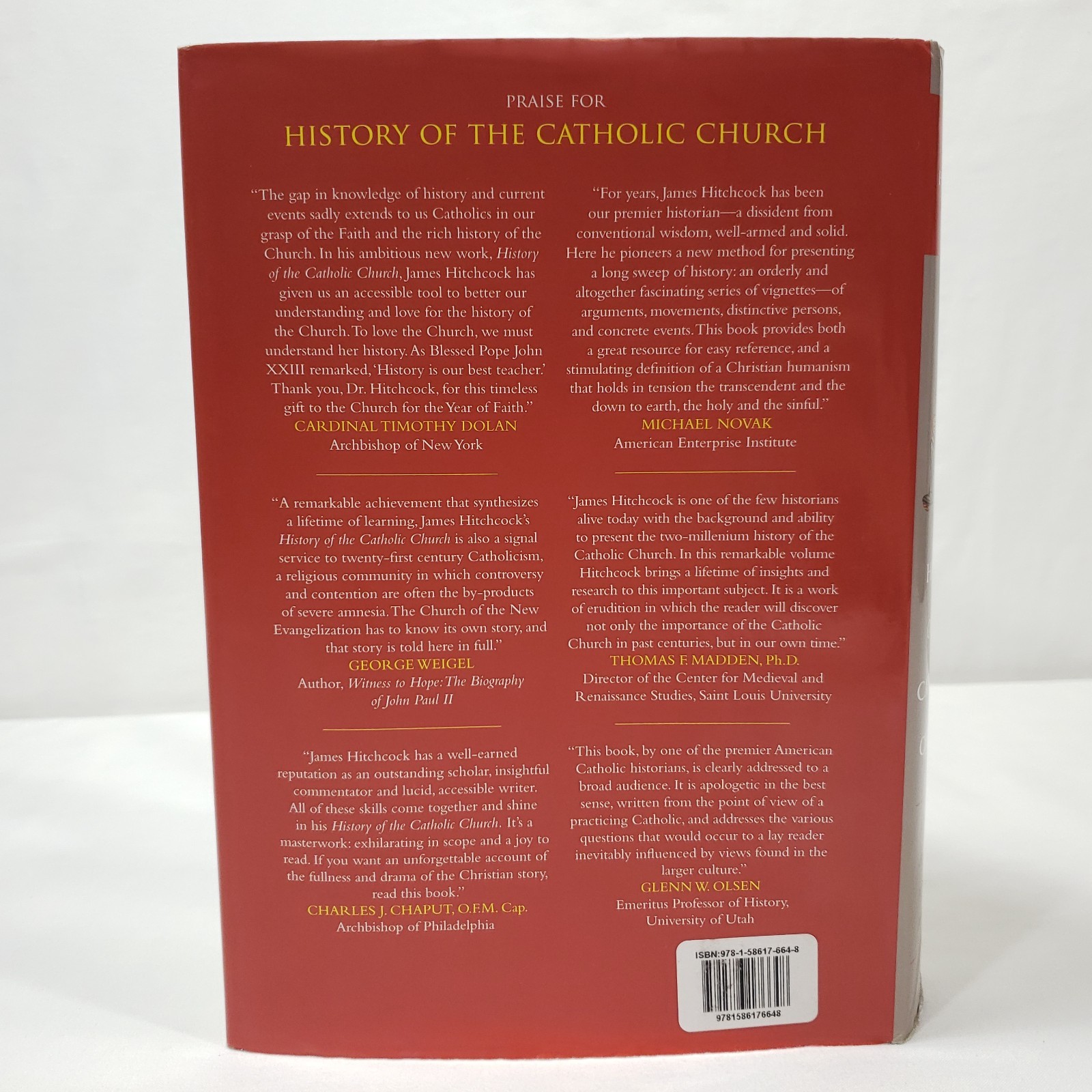 History Of The Catholic Church By James Hitchcock Hardcover Christian Theology