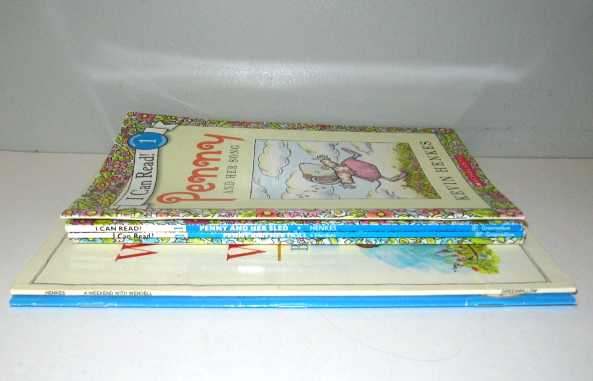 Lot of 6 picture books & readers by Kevin Henkes TPB Penny, Wendell, Owen