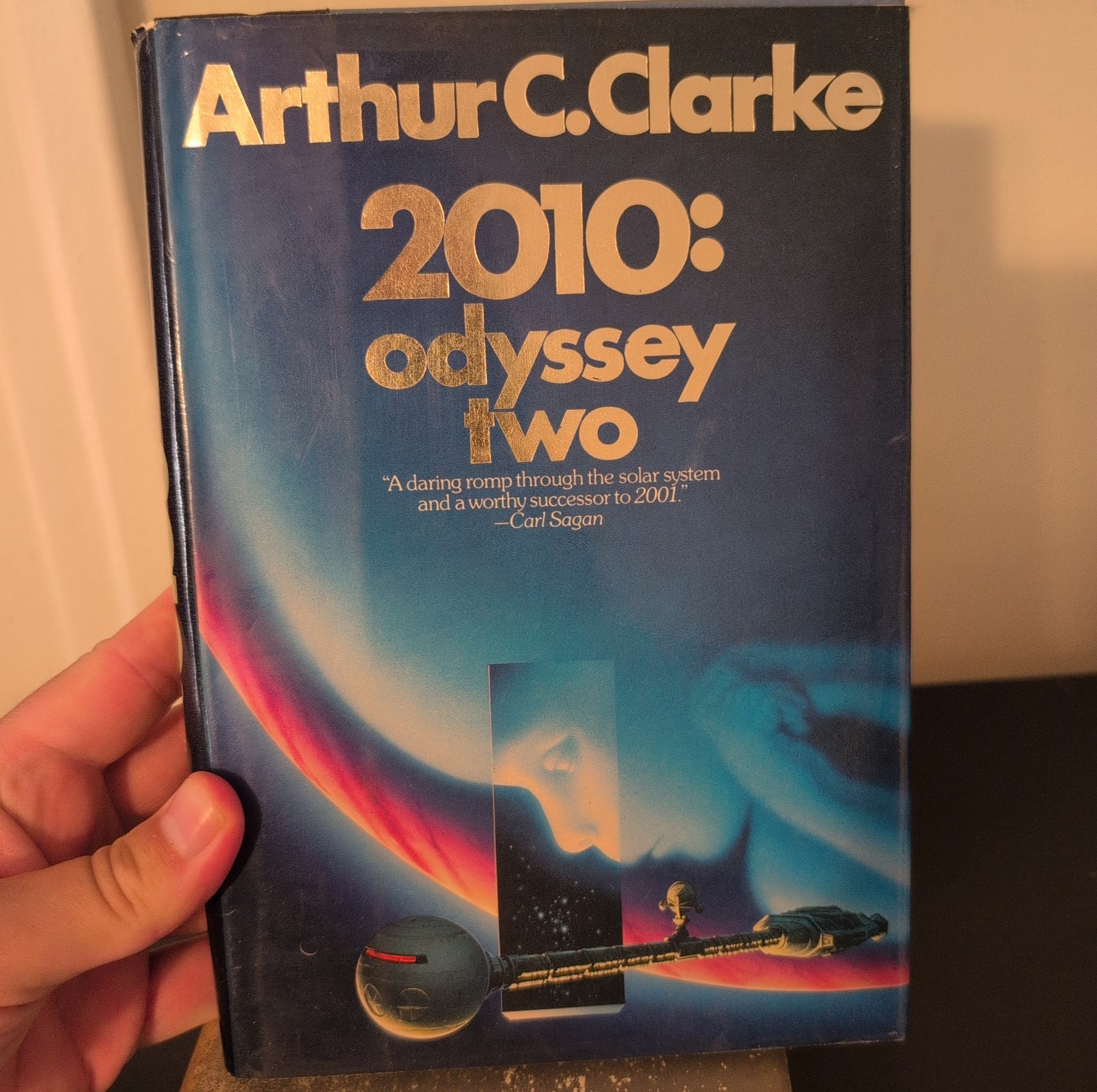 Sci-Fi Hardcover Book Lot 4 Arthur C Clarke Space Odyssey Prelude To Mars + More