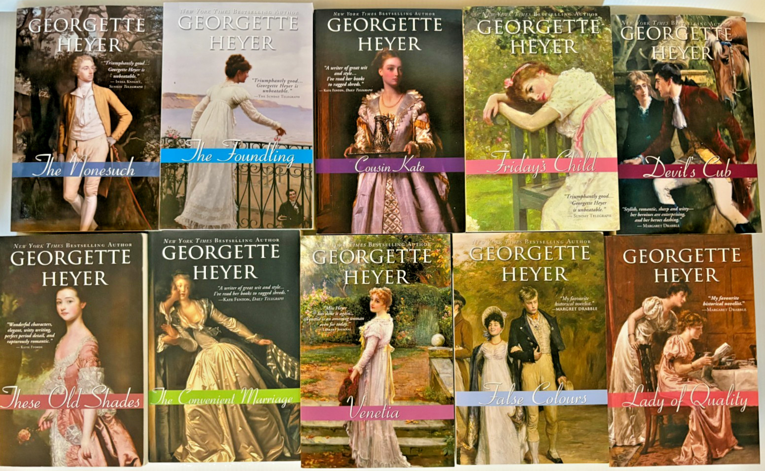 Georgette Heyer Books – Choose Your Book – Regency Romance Paperback Pick Title
